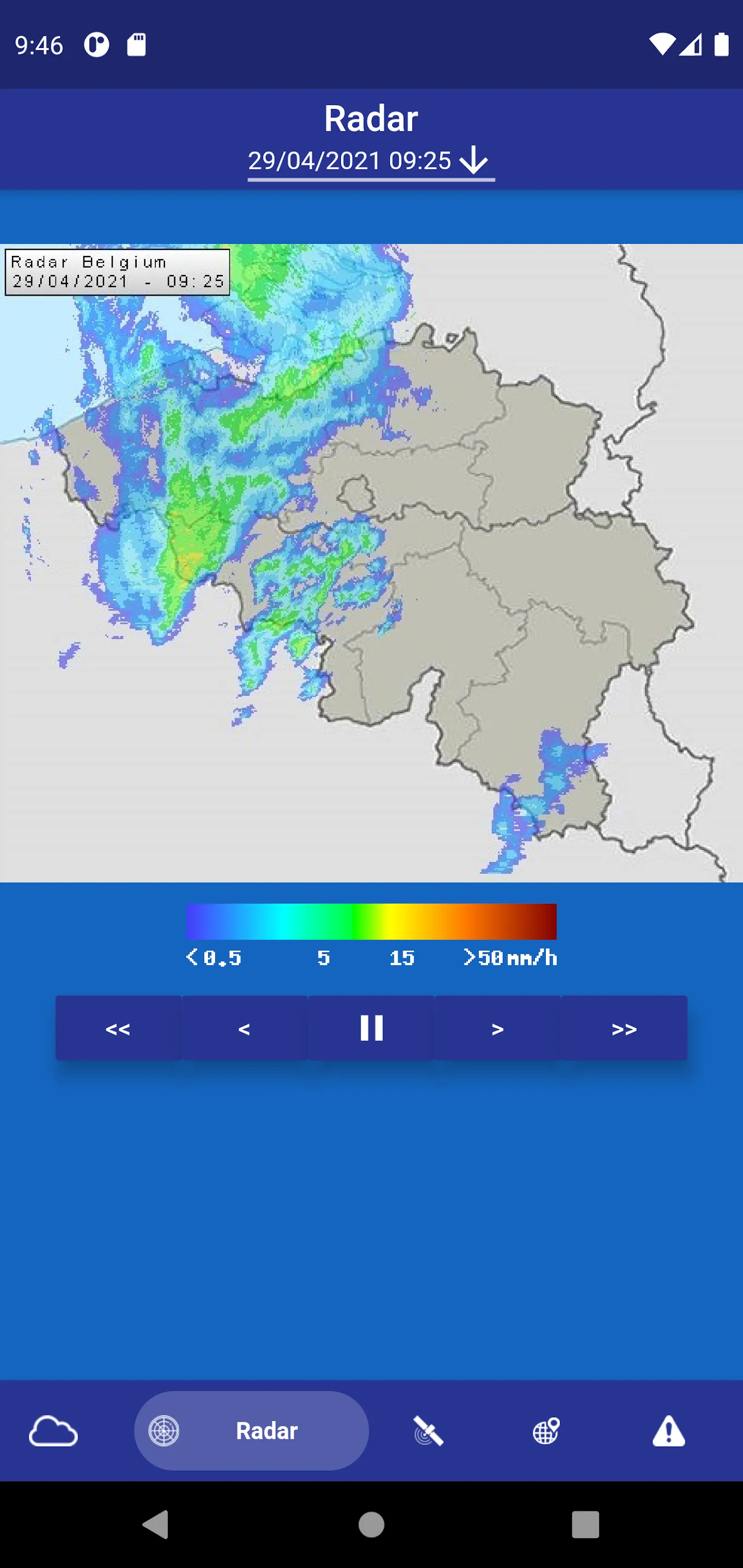 Weather in Belgium | Indus Appstore | Screenshot