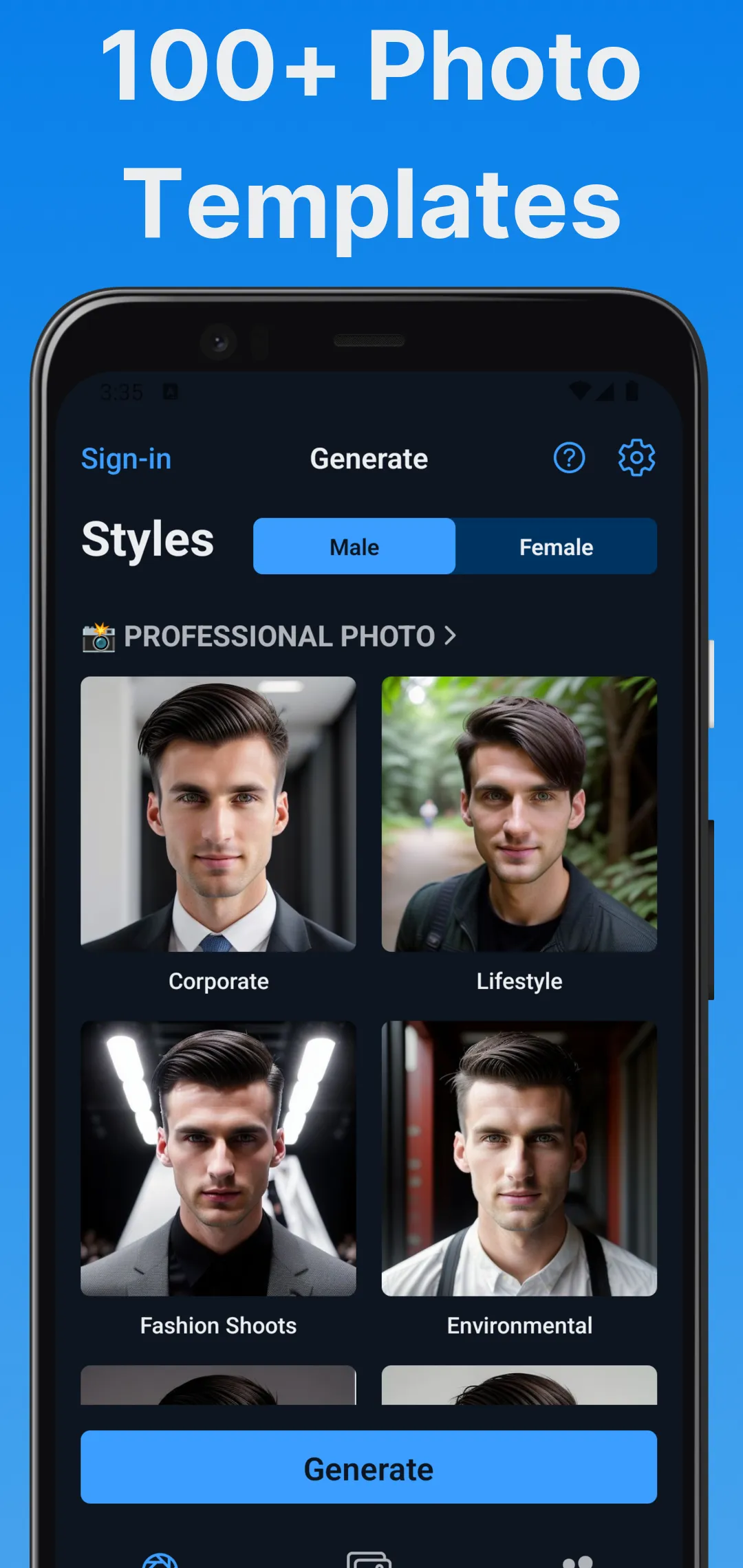 AI Headshot Generator | Indus Appstore | Screenshot