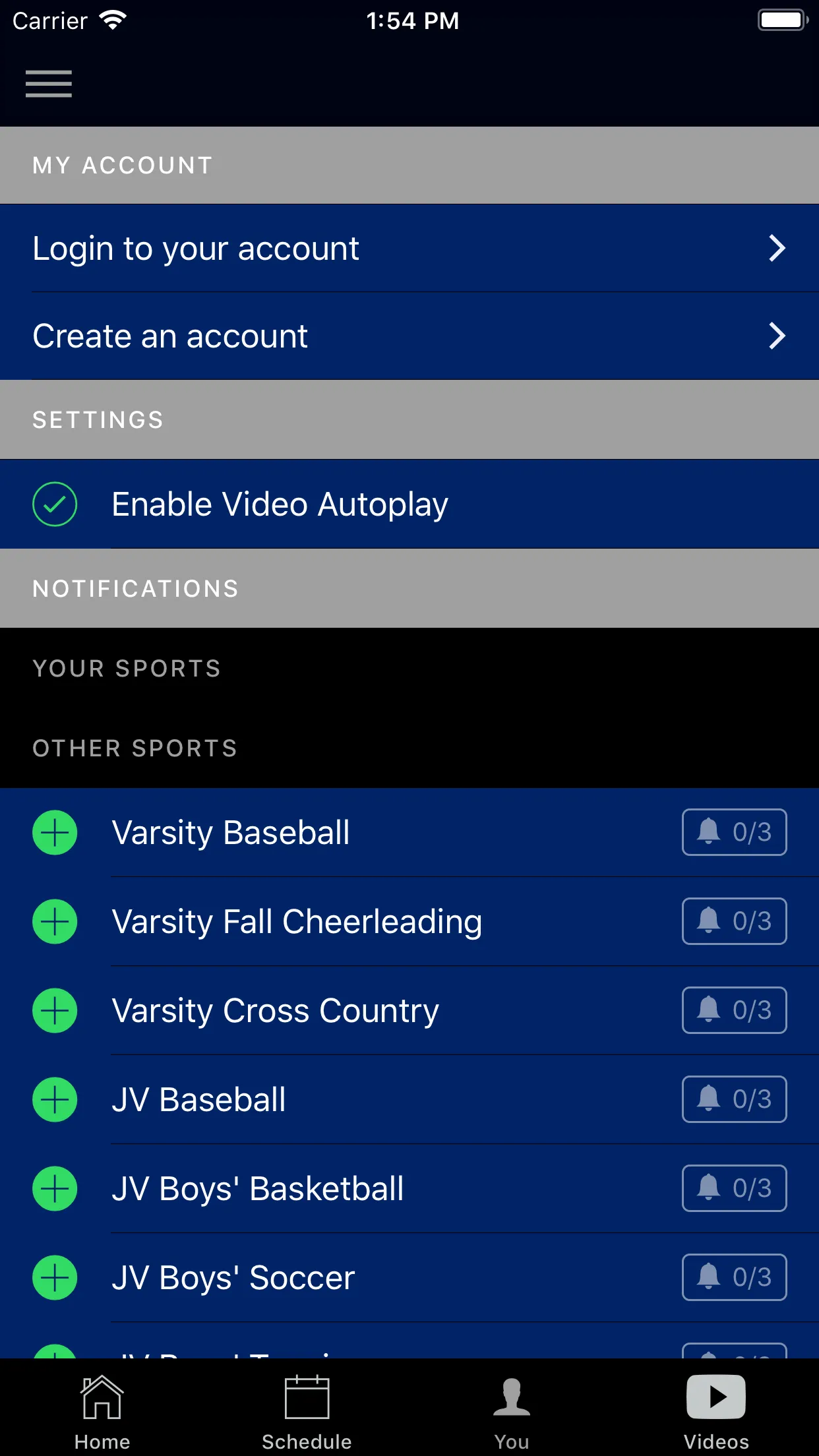 Oswego City Schools Athletics | Indus Appstore | Screenshot