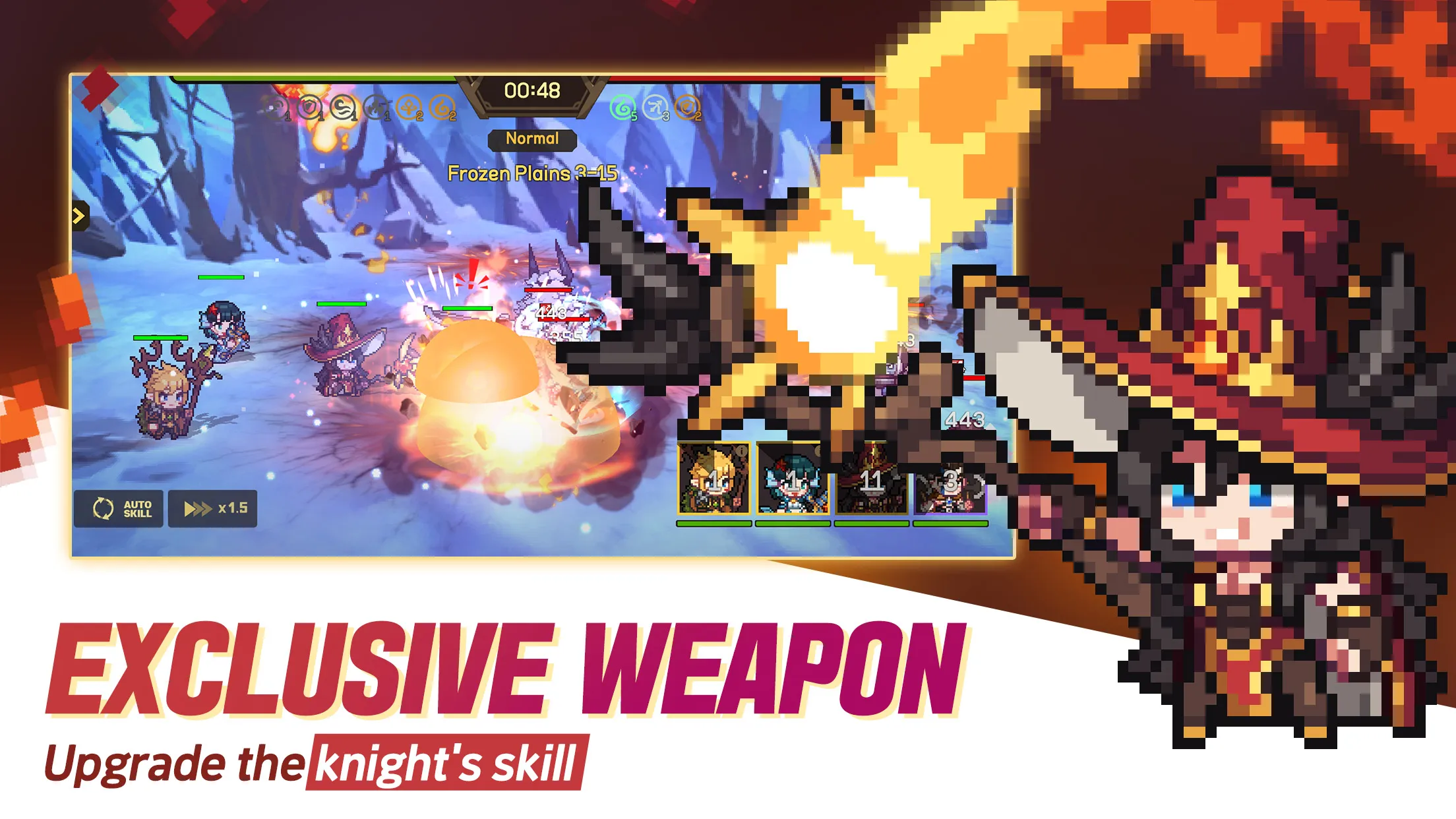 Unknown Knights: Pixel RPG | Indus Appstore | Screenshot