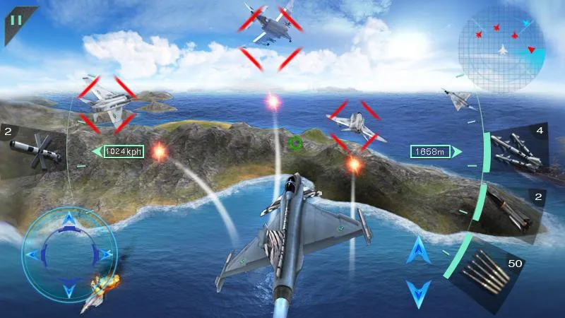 Sky Fighters 3D | Indus Appstore | Screenshot