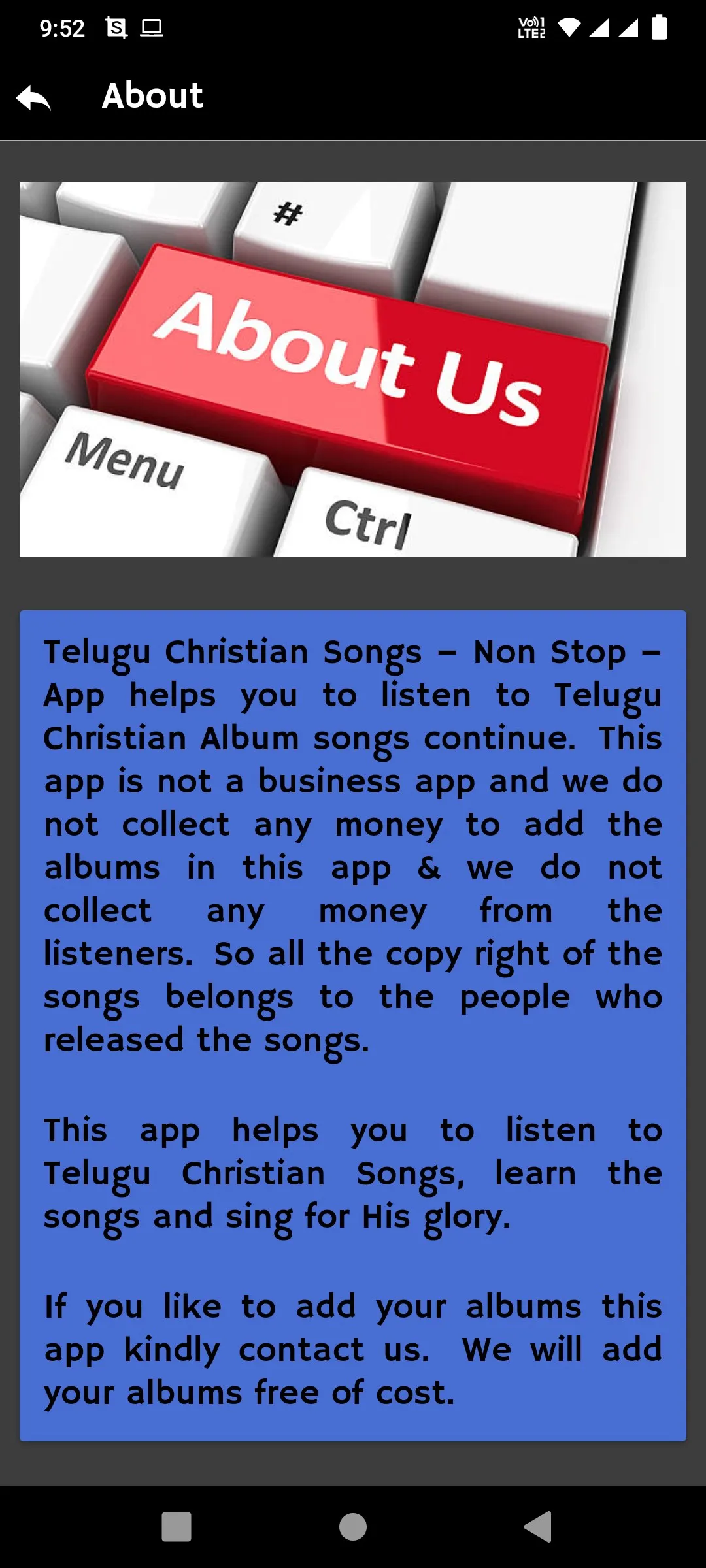 Telugu Christian Songs | Indus Appstore | Screenshot