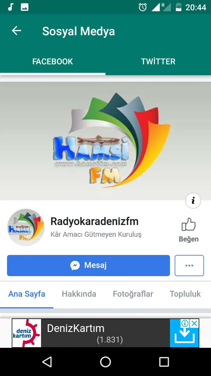 Hamsi FM - Radyo Karadeniz | Indus Appstore | Screenshot