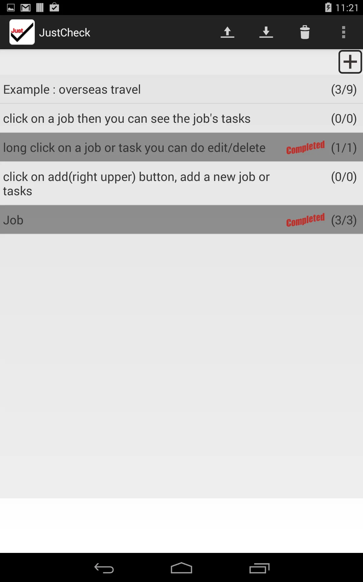 JustCheck - simple checklist | Indus Appstore | Screenshot