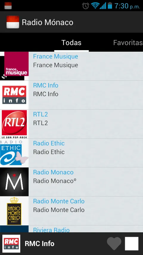 Monaco Radio | Indus Appstore | Screenshot