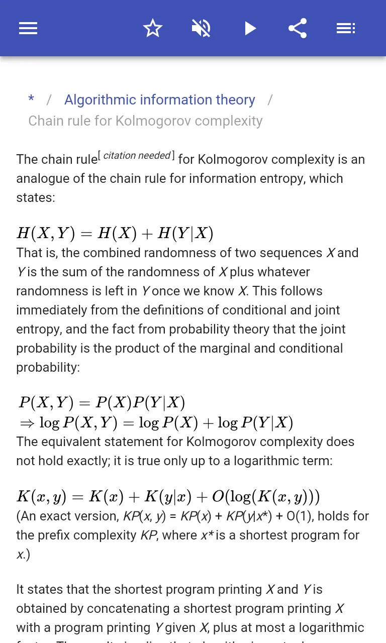 Information theory | Indus Appstore | Screenshot