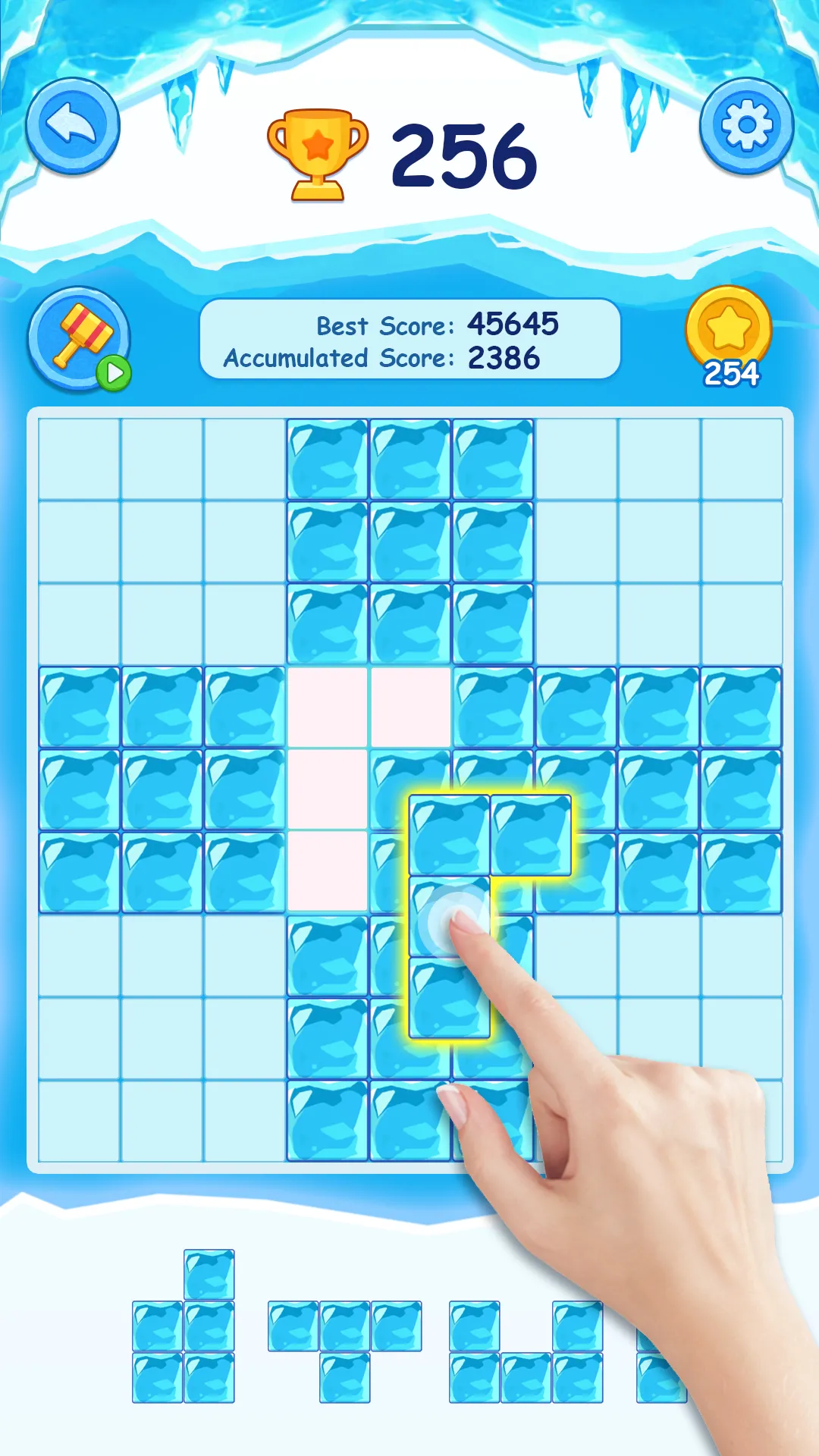 Classical Ice Blocks Puzzle | Indus Appstore | Screenshot