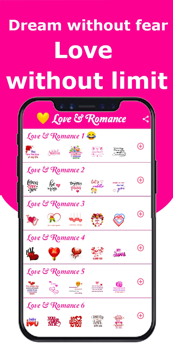 Love Stickers | Indus Appstore | Screenshot