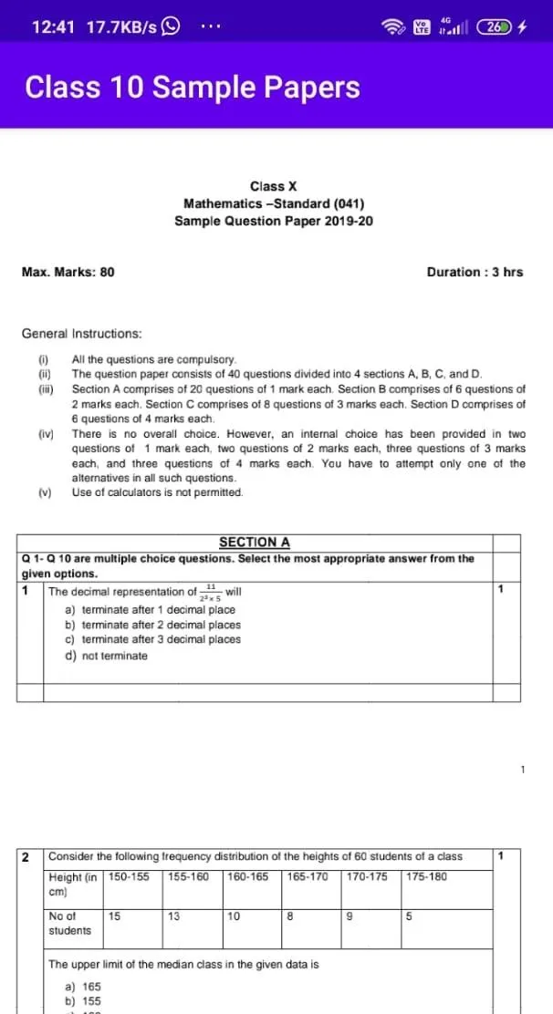 CBSE Class 10 Science Sample P | Indus Appstore | Screenshot