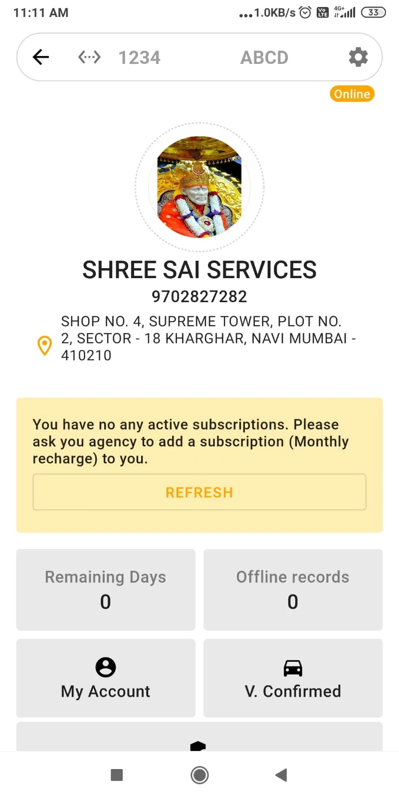 SHREE SAI SERVICES | Indus Appstore | Screenshot