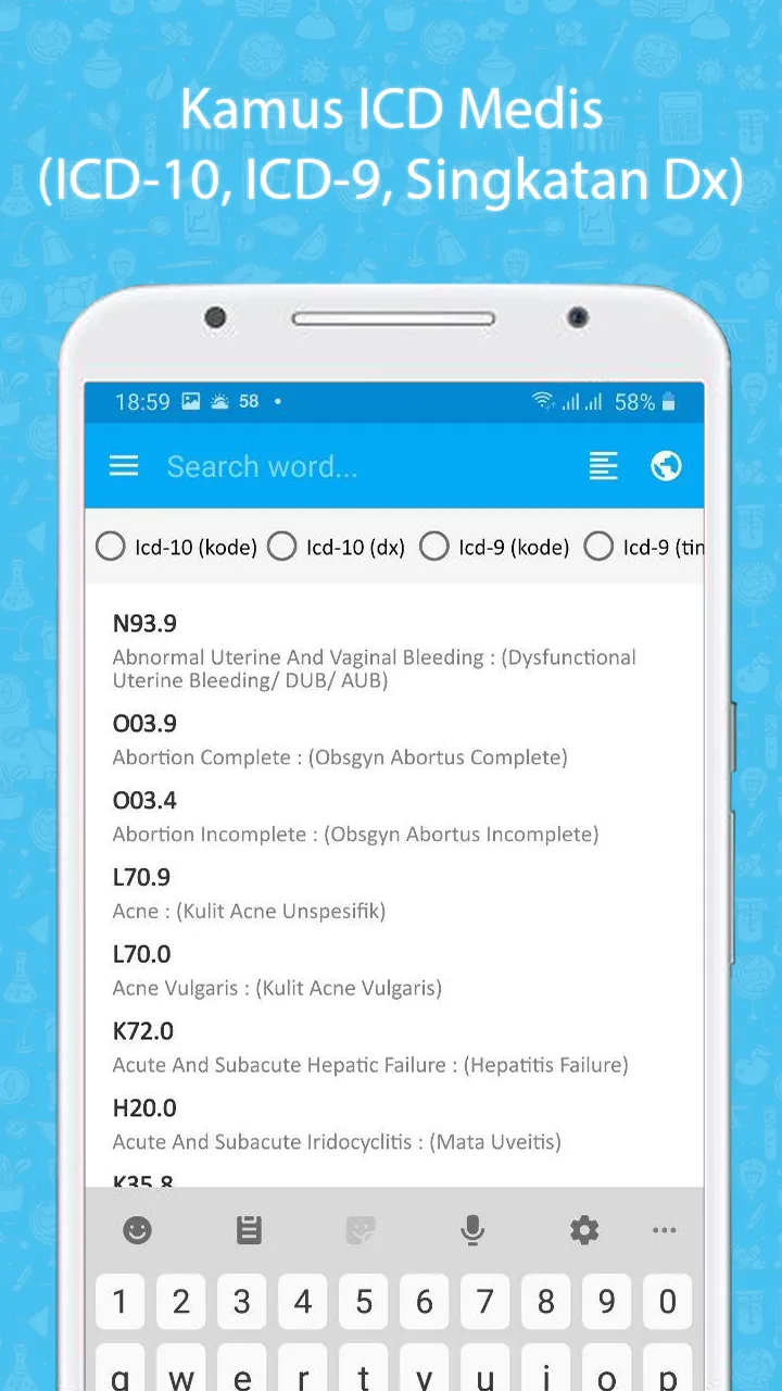 ICD Medis | Indus Appstore | Screenshot