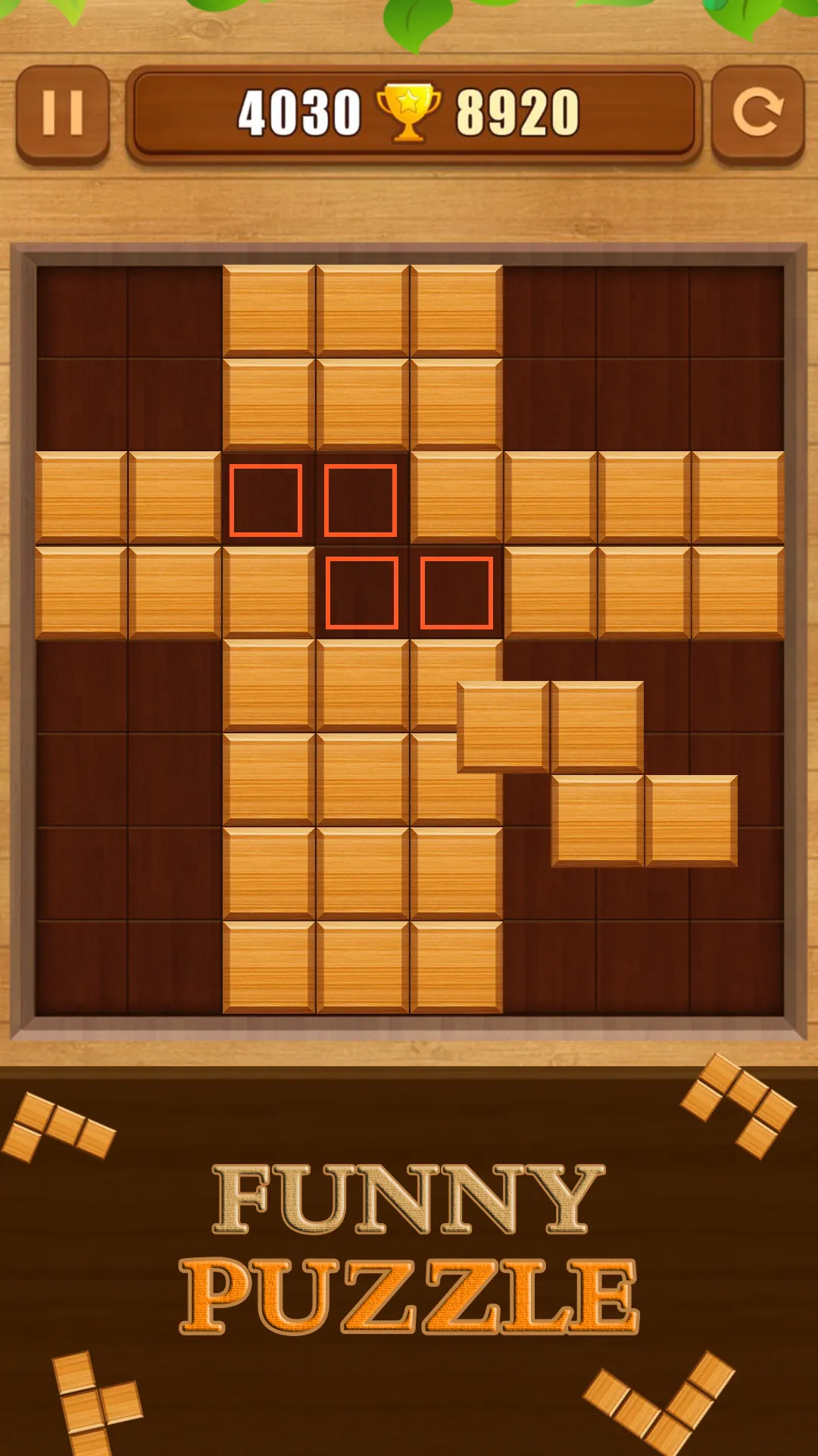 Wood Block Puzzle | Indus Appstore | Screenshot