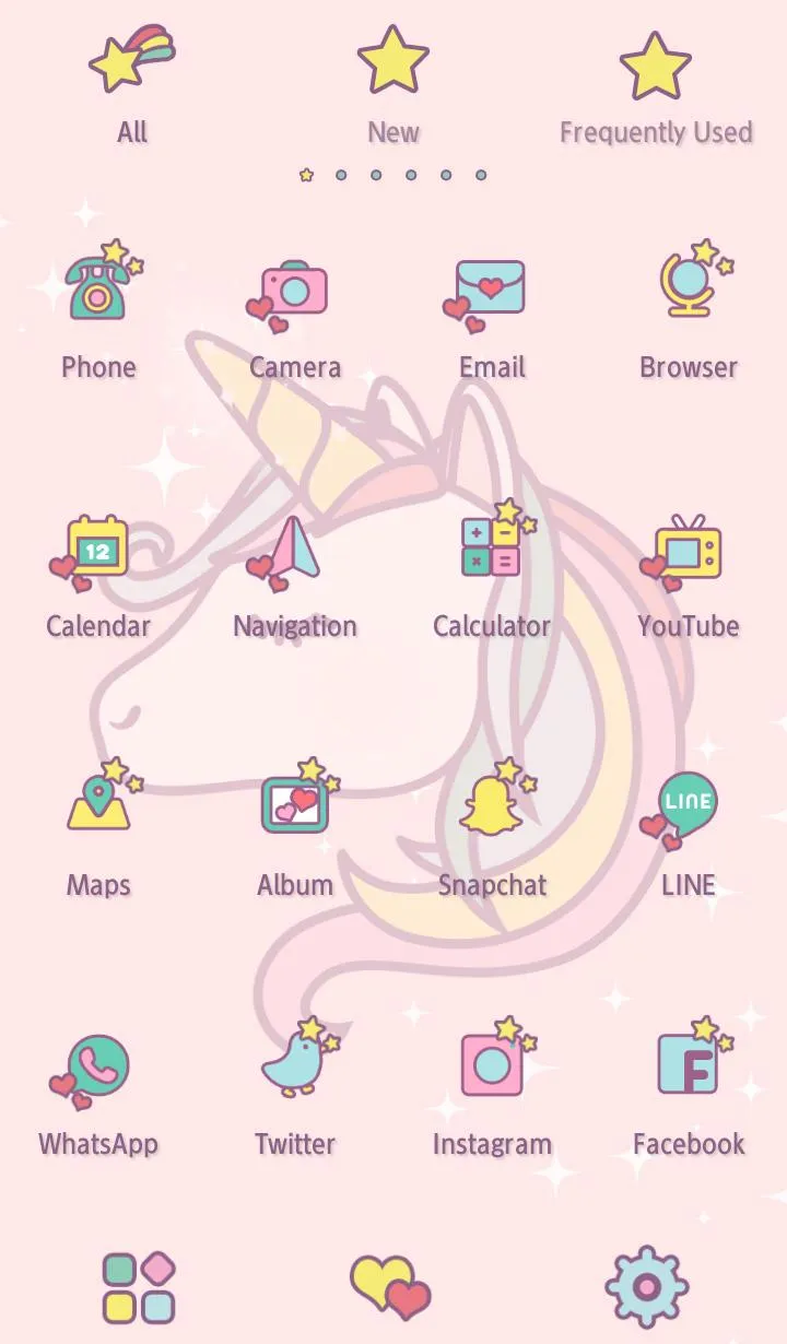 Unicorn Dream Theme | Indus Appstore | Screenshot