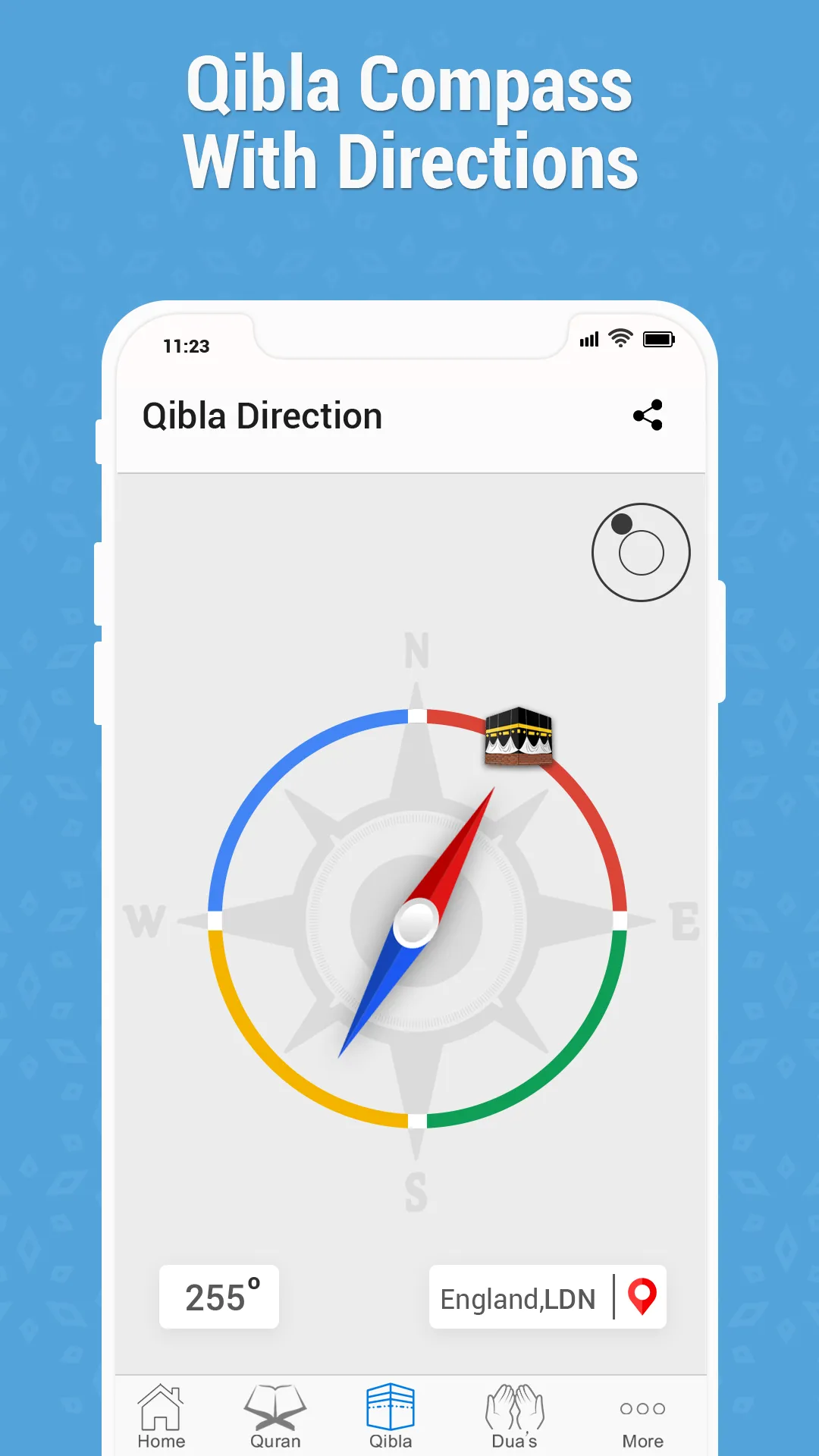 Qibla Direction-Ramadan, Quran | Indus Appstore | Screenshot