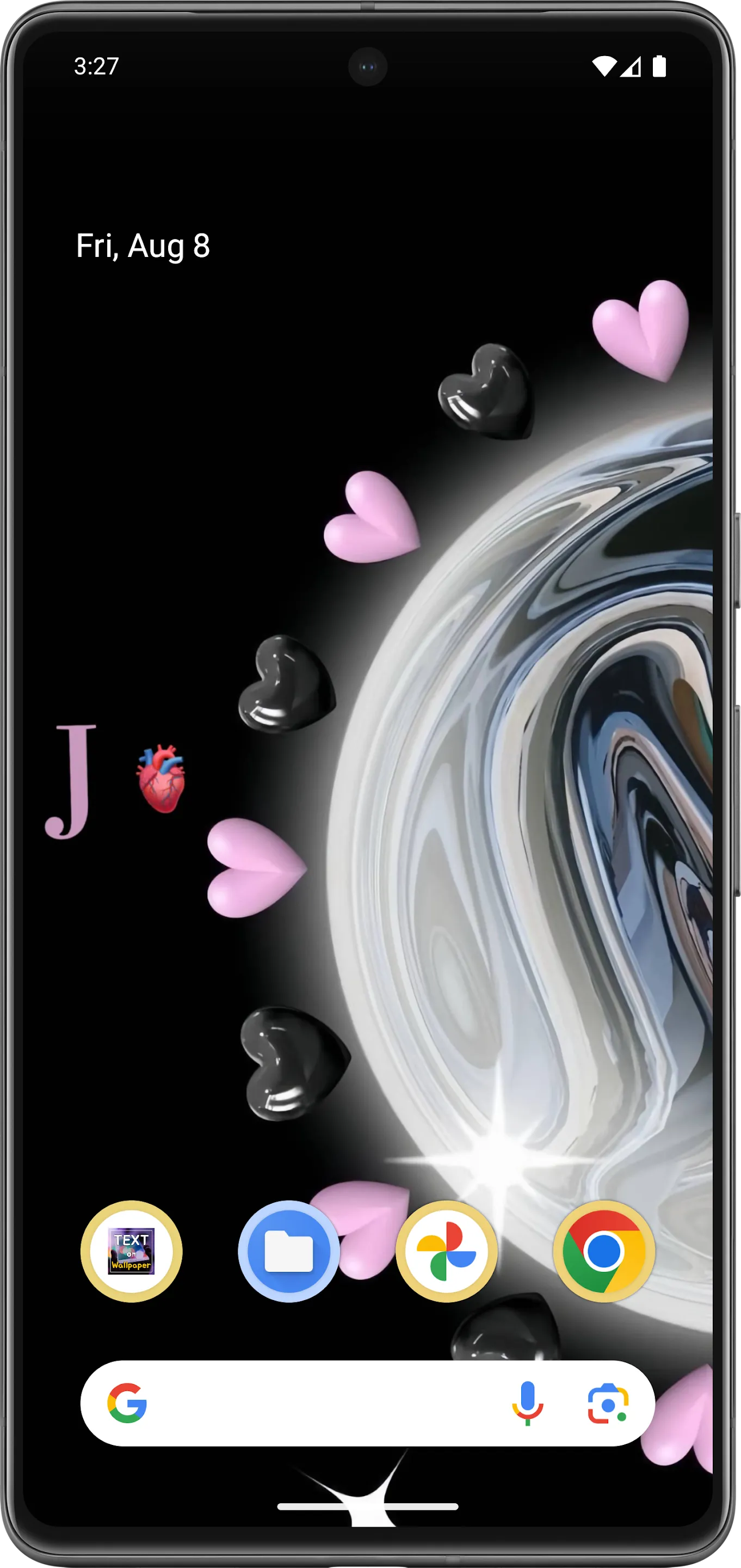 Text on Live Wallpaper | Indus Appstore | Screenshot