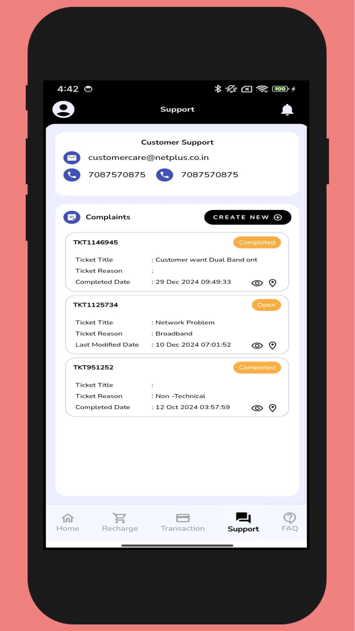NETPLUS CUSTOMER | Indus Appstore | Screenshot