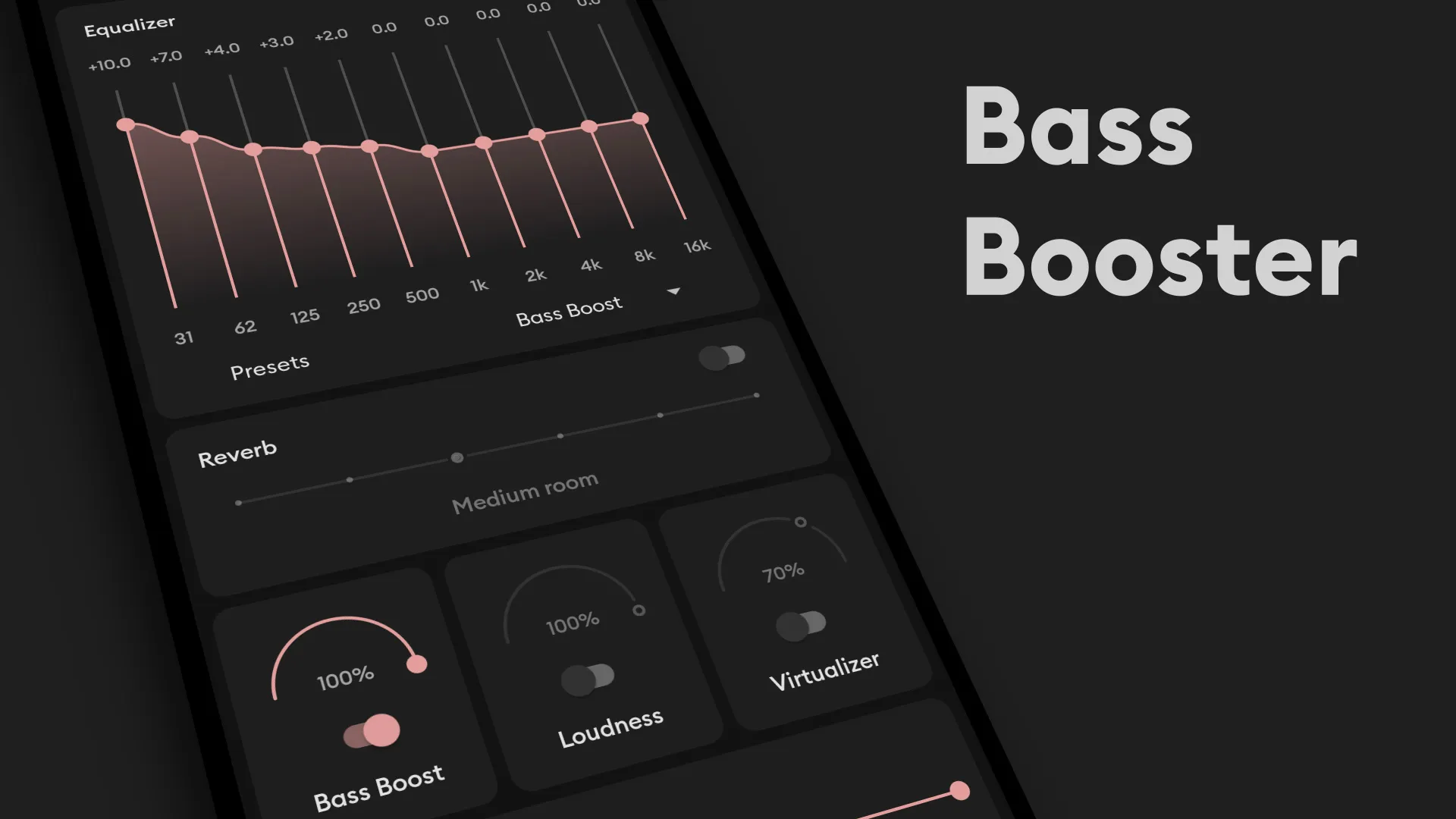 Flat Equalizer - Bass Booster | Indus Appstore | Screenshot