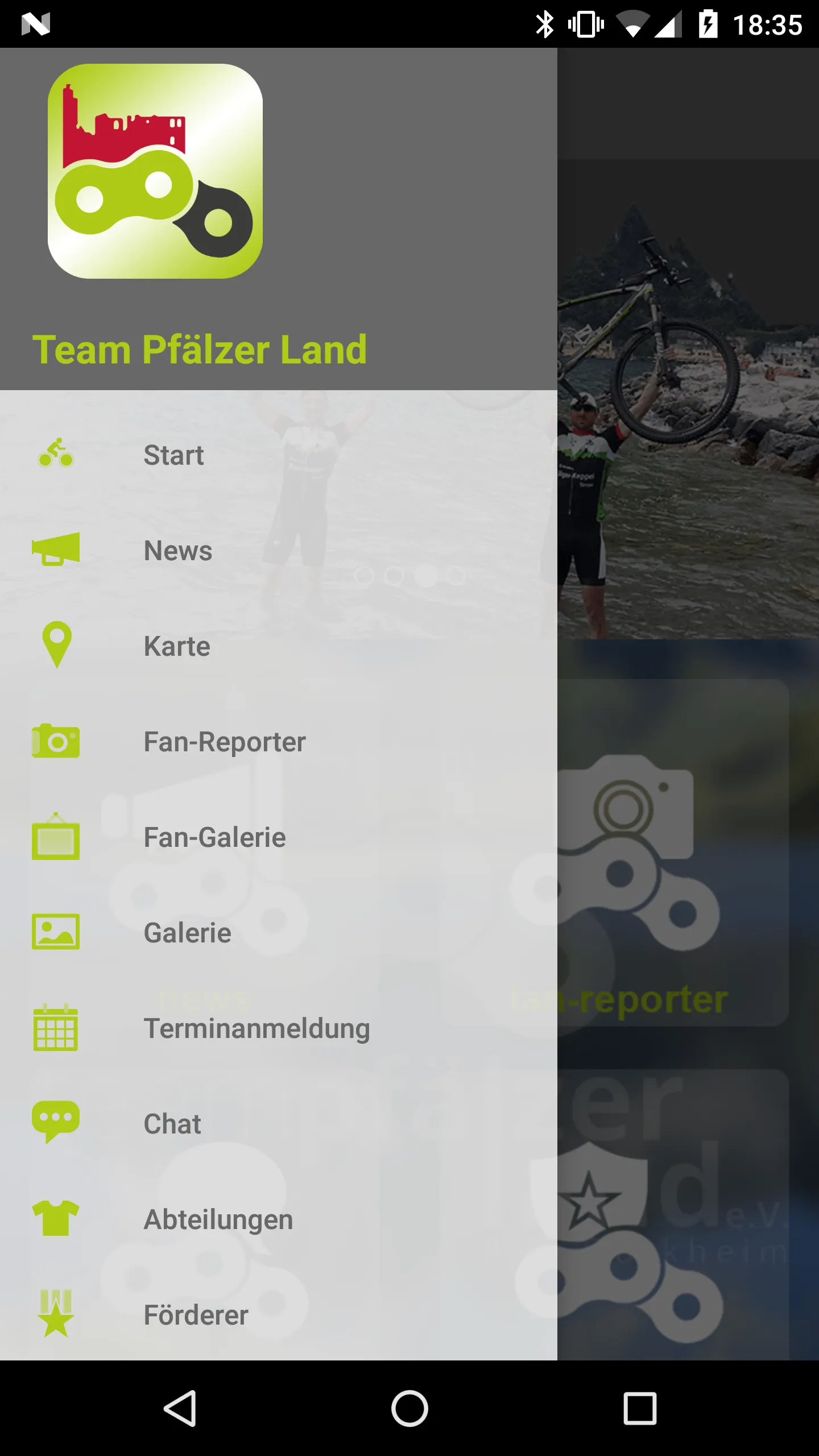 Team Pfälzer Land | Indus Appstore | Screenshot