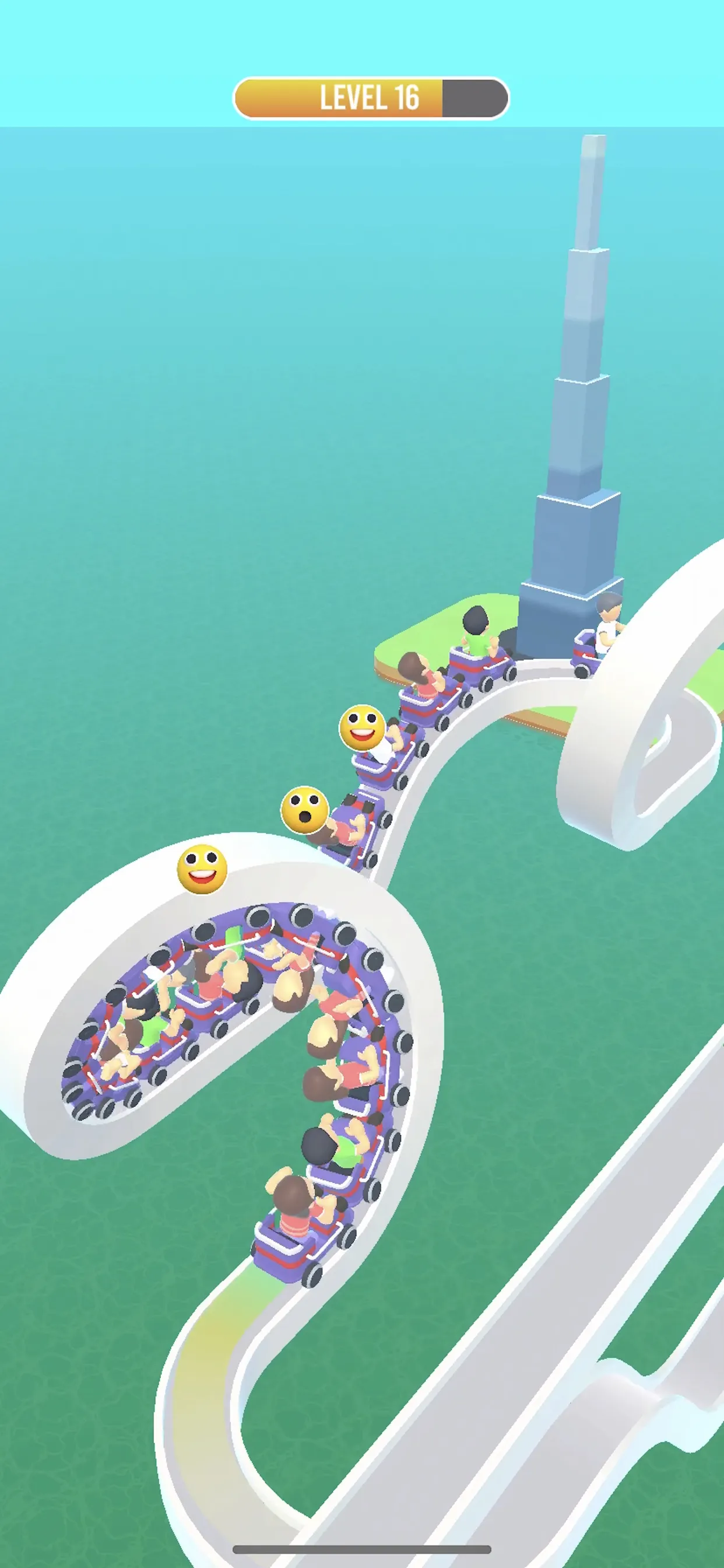 Cart Crash: Roller Coaster | Indus Appstore | Screenshot