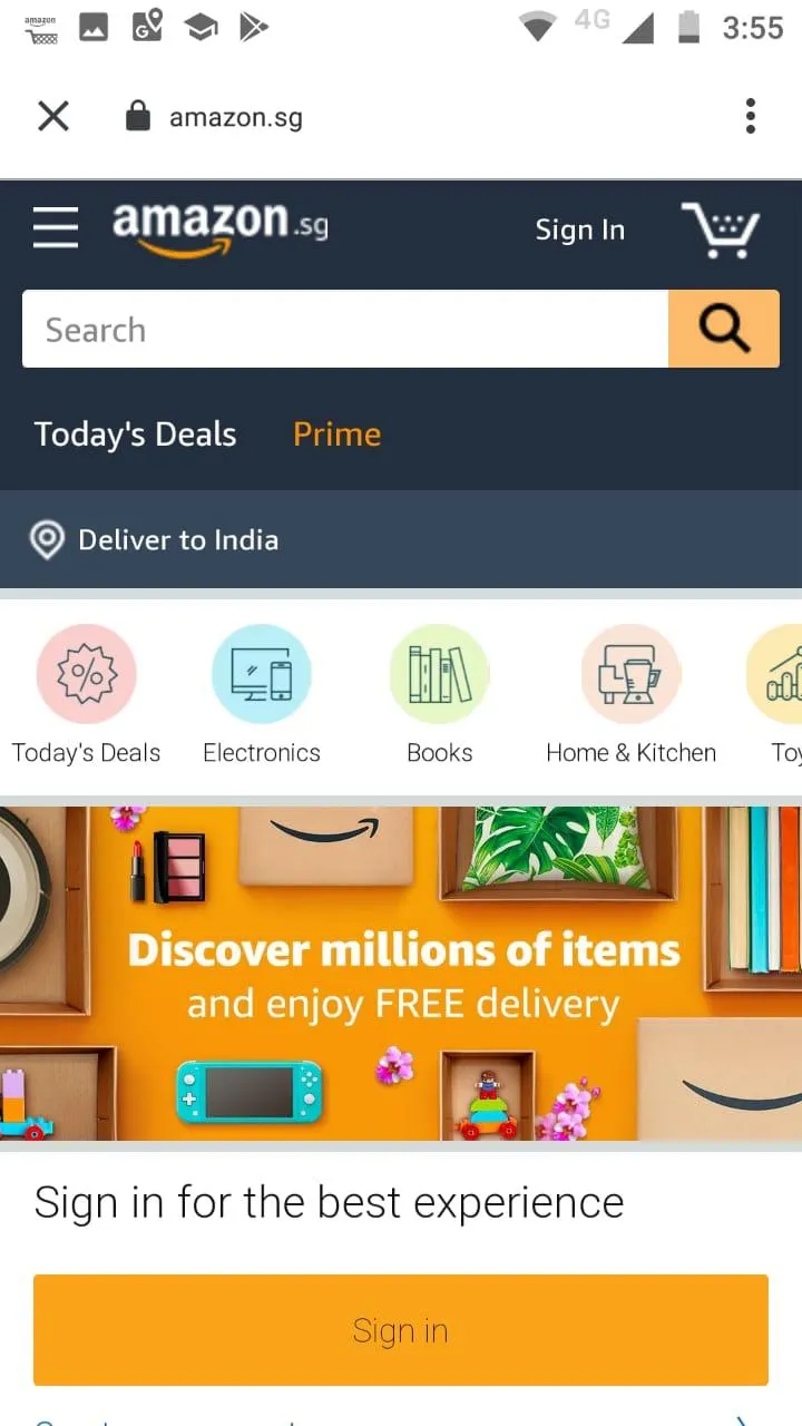 Singapore Shopping App | Indus Appstore | Screenshot