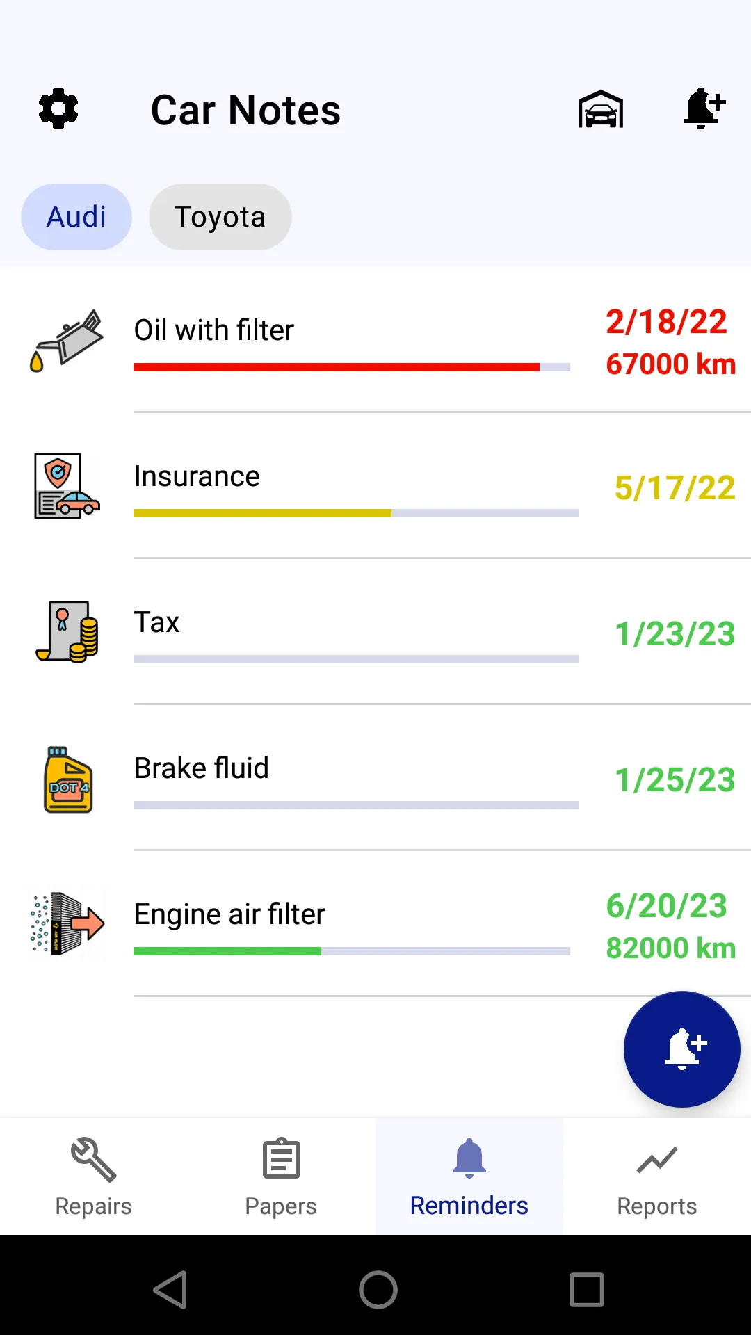 Car service tracker | Indus Appstore | Screenshot