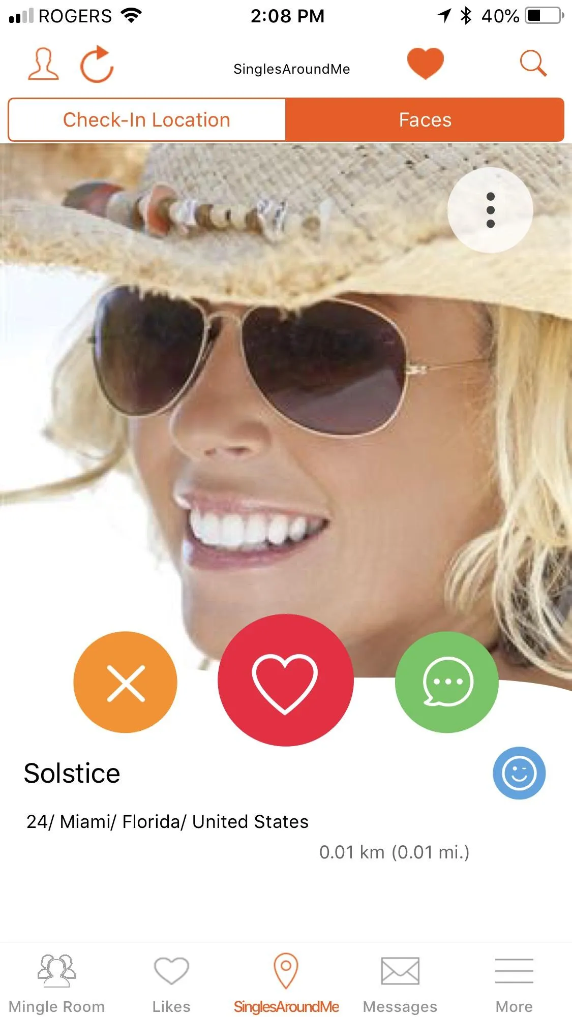 SinglesAroundMe - GPS Dating | Indus Appstore | Screenshot