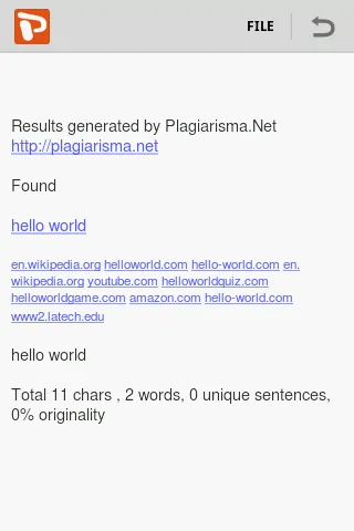 Plagiarism Checker | Indus Appstore | Screenshot