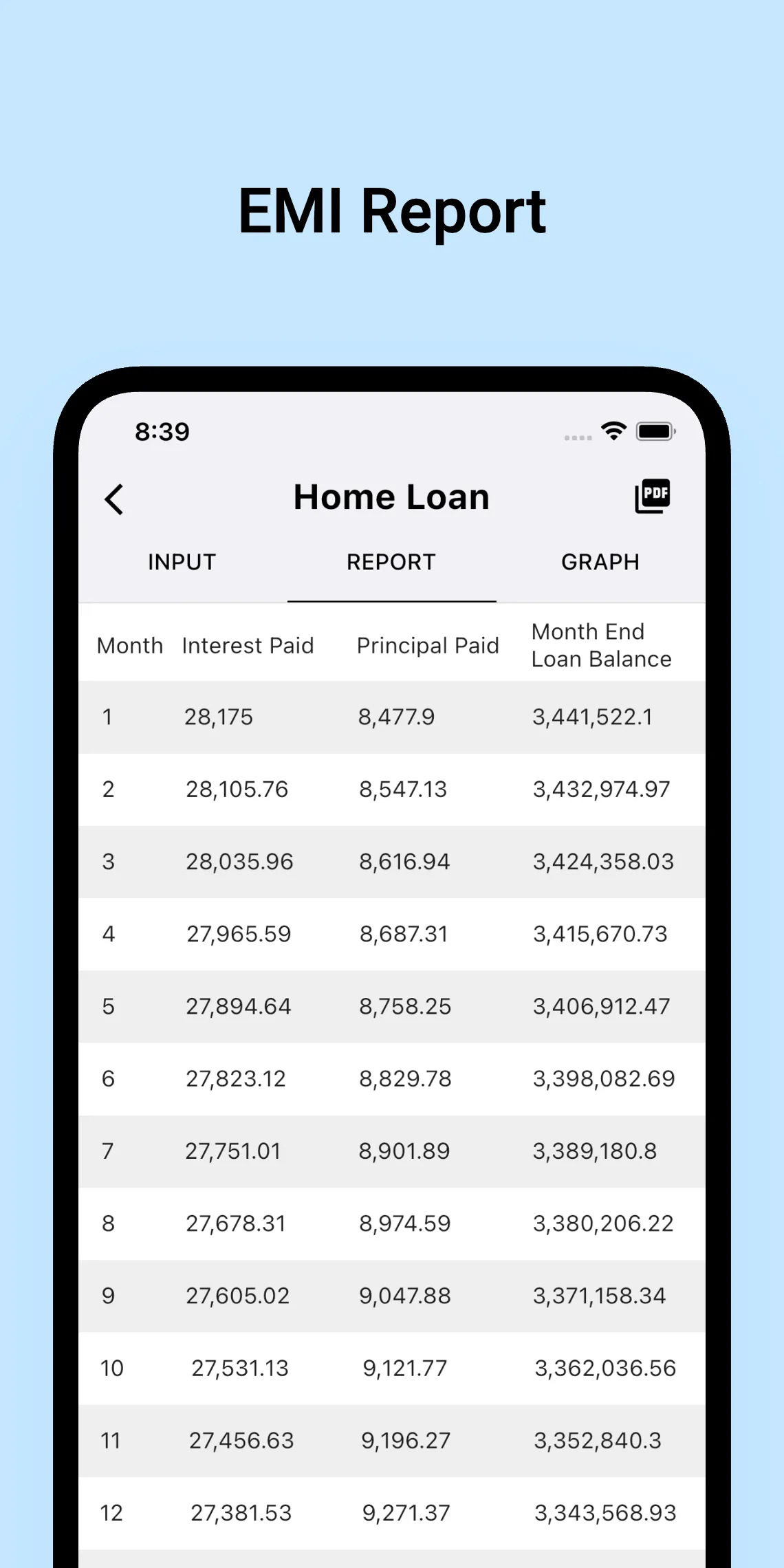 Financial Calculator EMI | Indus Appstore | Screenshot