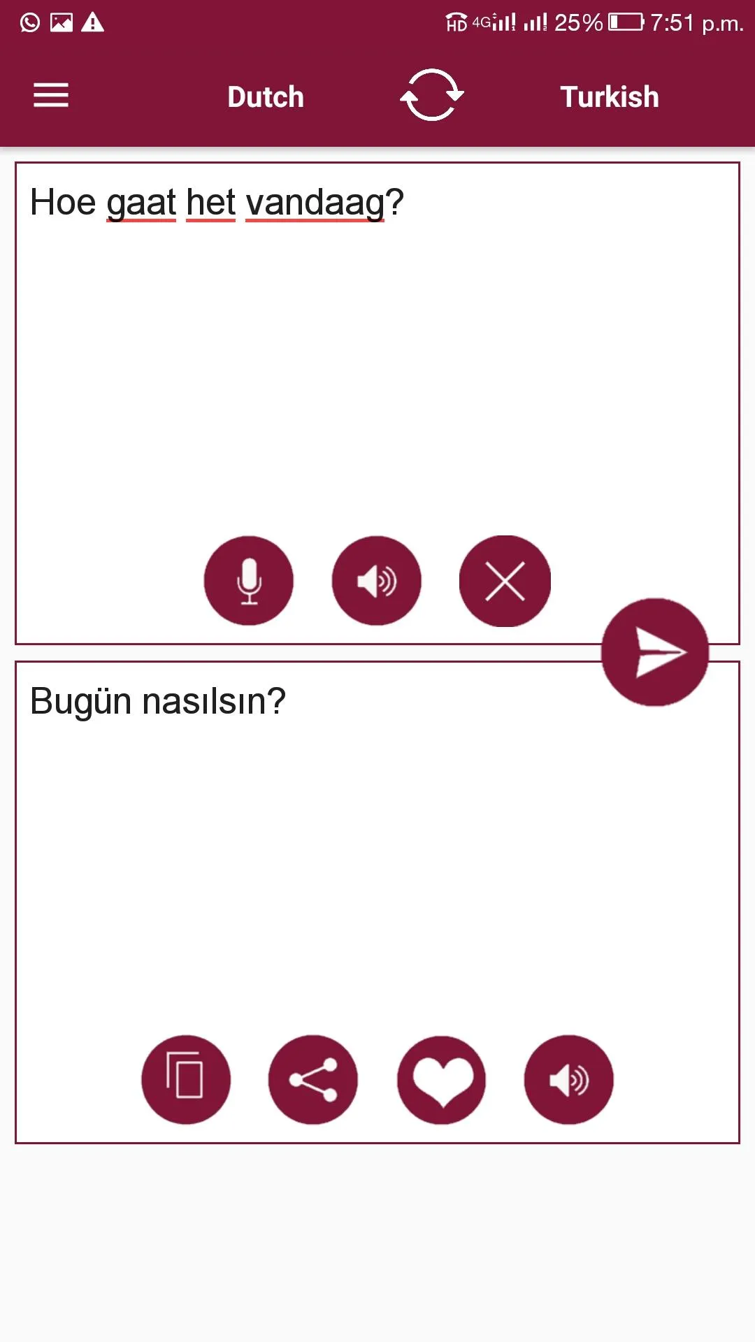 Dutch - Turkish Translator | Indus Appstore | Screenshot