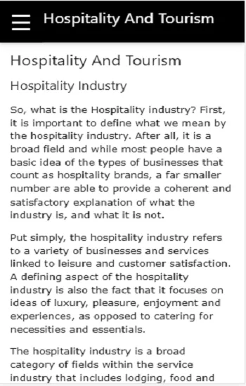 Hospitality and Tourism | Indus Appstore | Screenshot