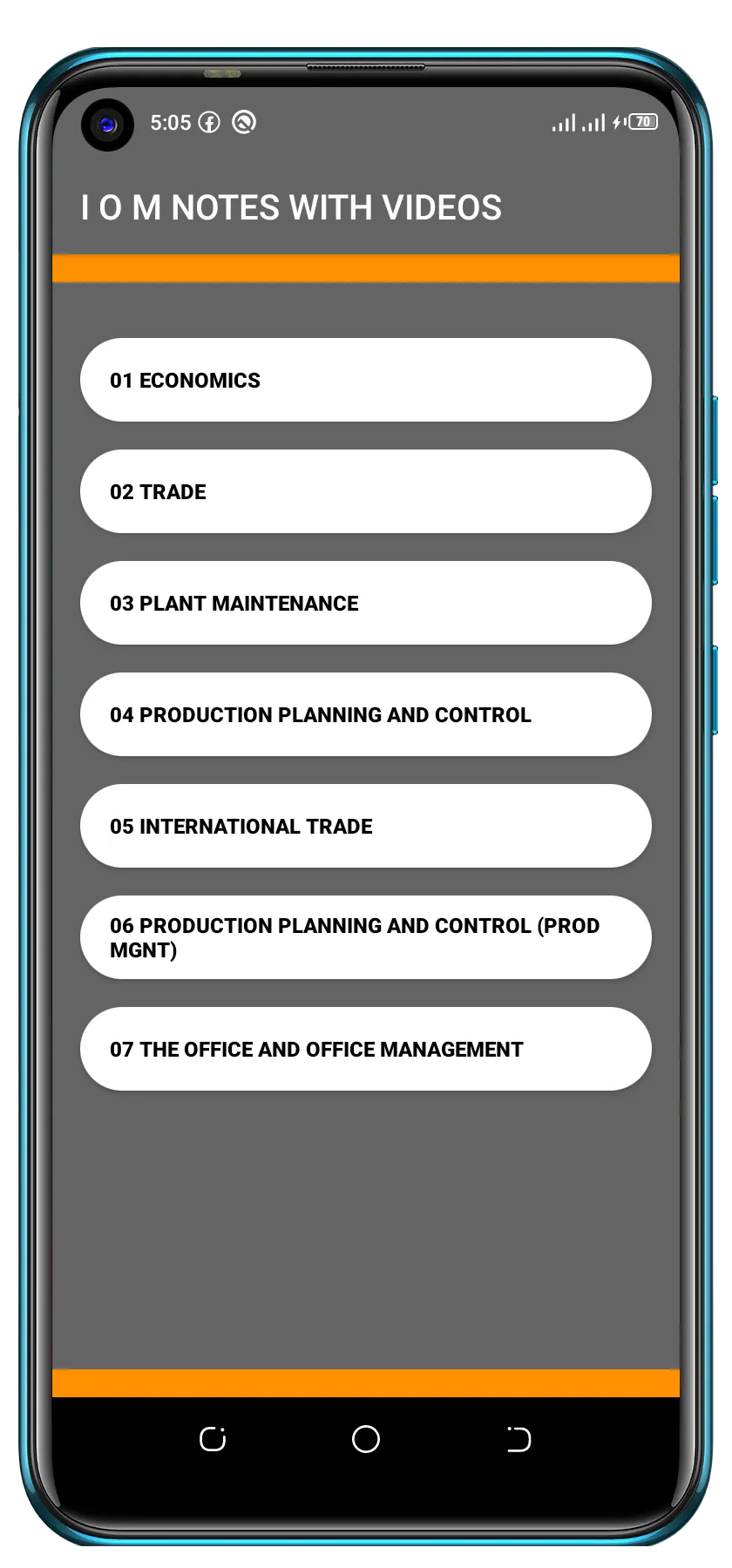 IOM NOTES (DIPLOMA) | Indus Appstore | Screenshot