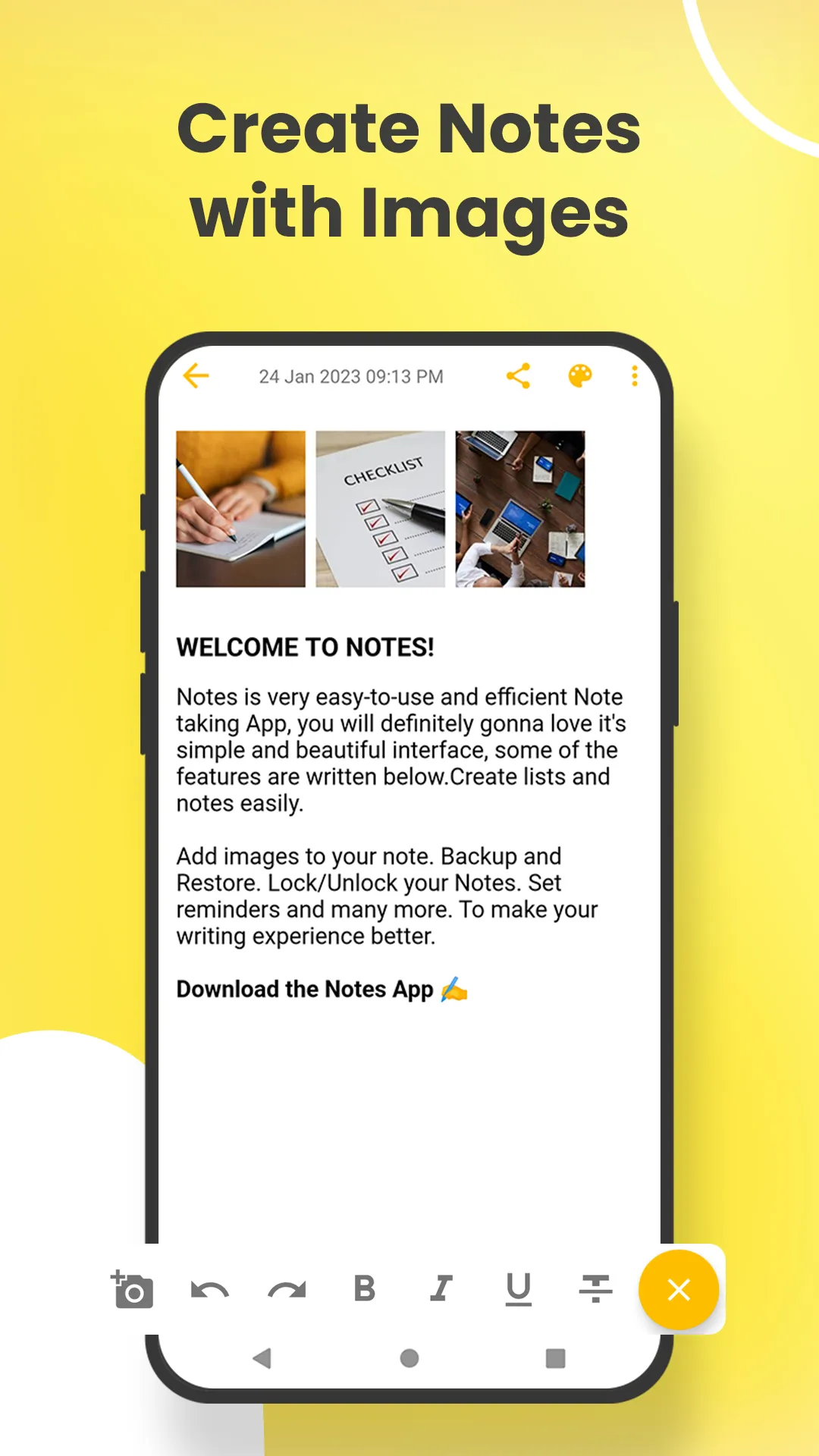 Notes- Lists Notepad Reminders | Indus Appstore | Screenshot