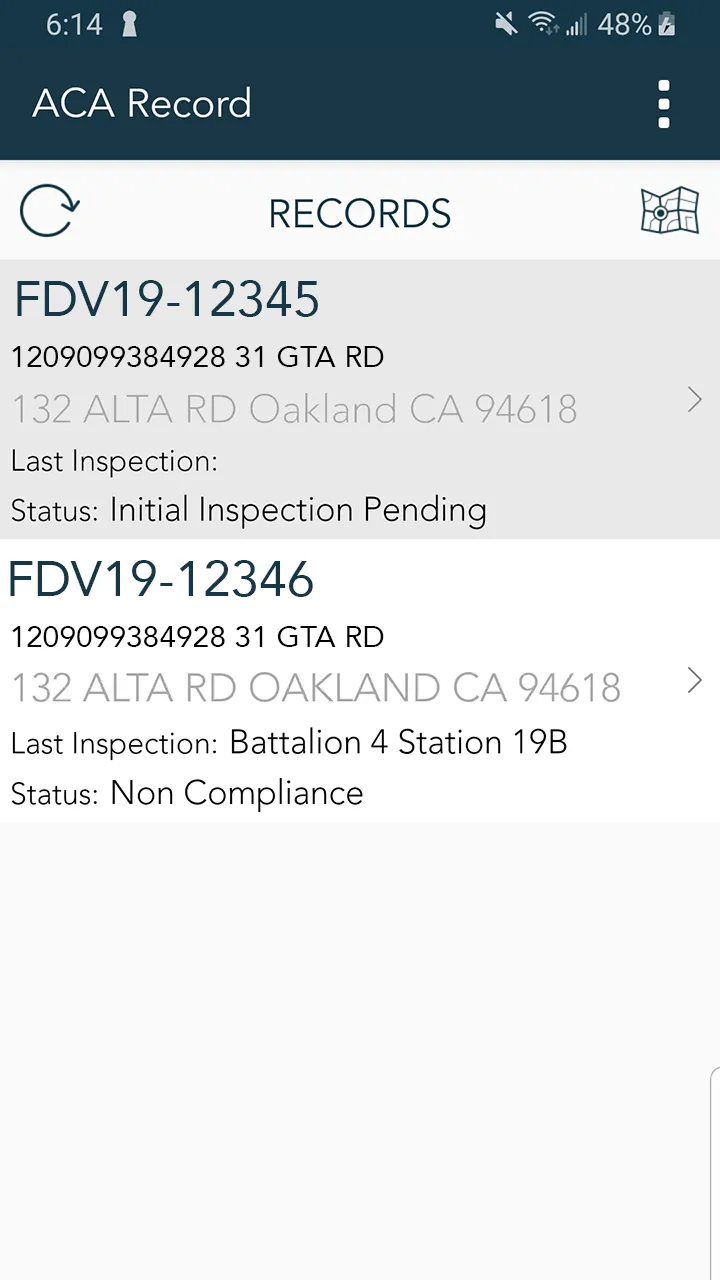 Oakland ACA Record | Indus Appstore | Screenshot