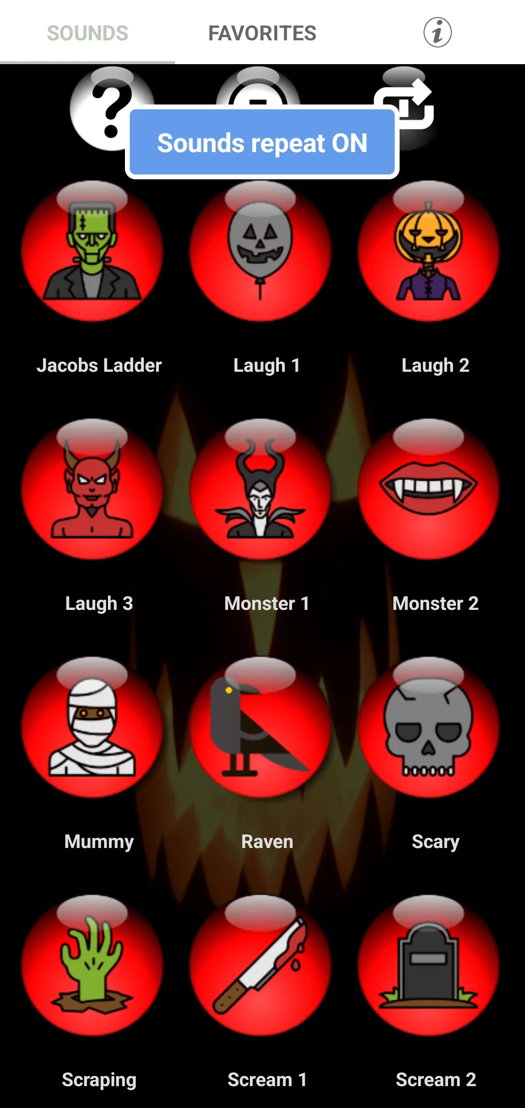 Scary Sound Effects | Indus Appstore | Screenshot