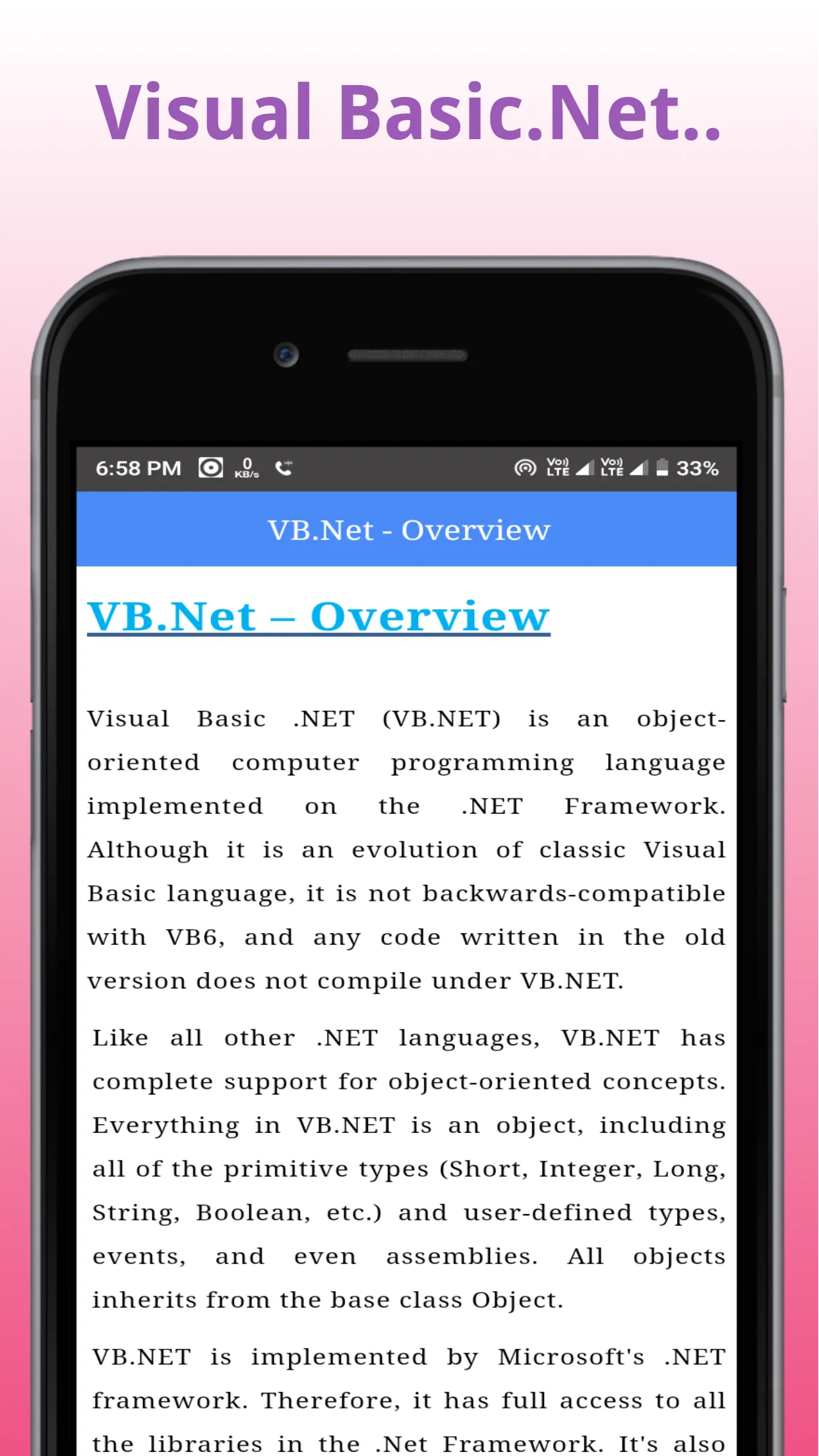 Visual Basic.Net Tutorial | Indus Appstore | Screenshot