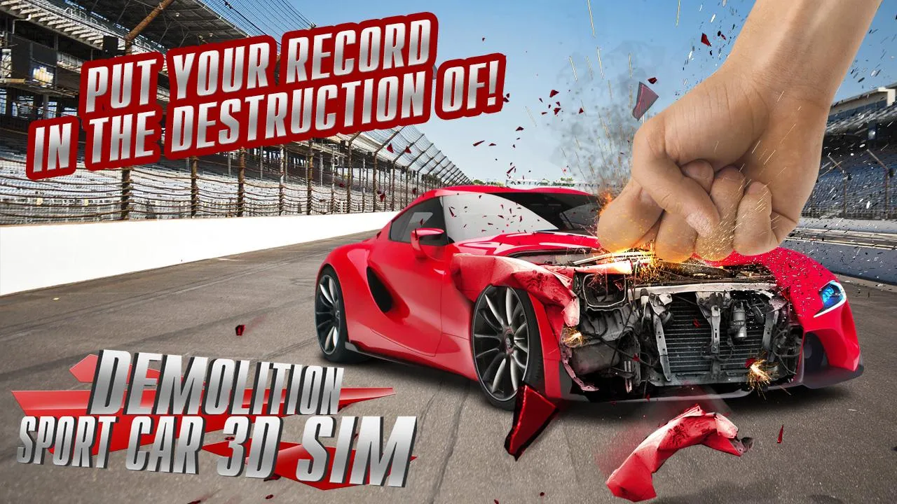 Demolition Sport Car 3D Sim | Indus Appstore | Screenshot