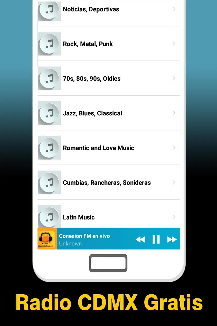 Radio CDMX | Indus Appstore | Screenshot