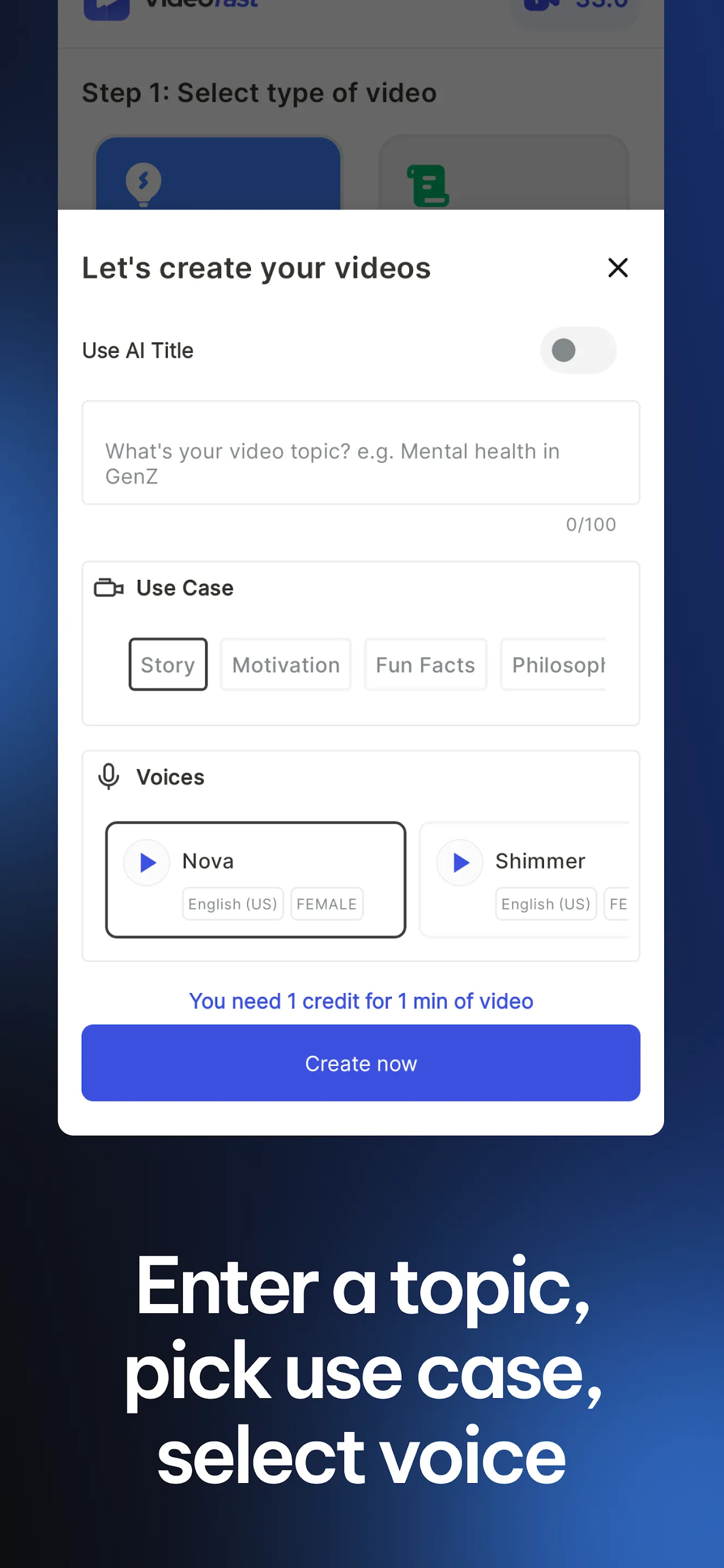 VideoFast - Text to Video AI | Indus Appstore | Screenshot