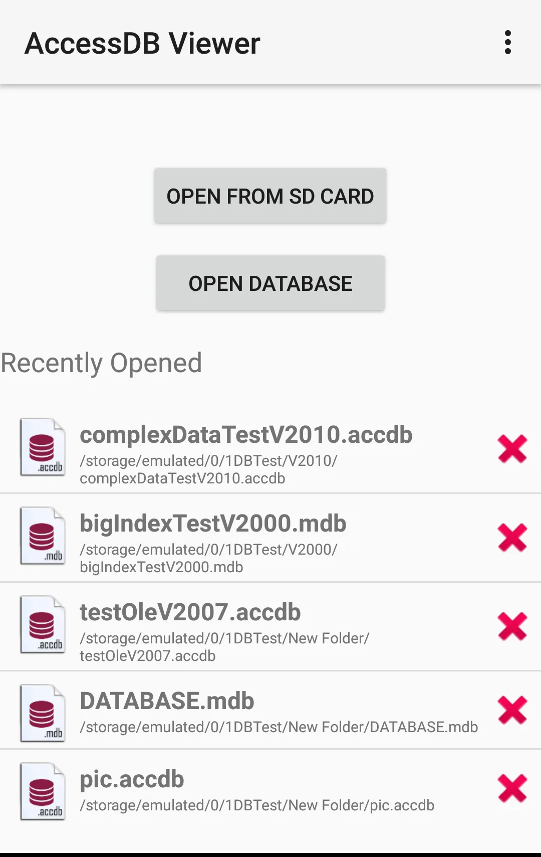 Viewer for MS Access Database  | Indus Appstore | Screenshot