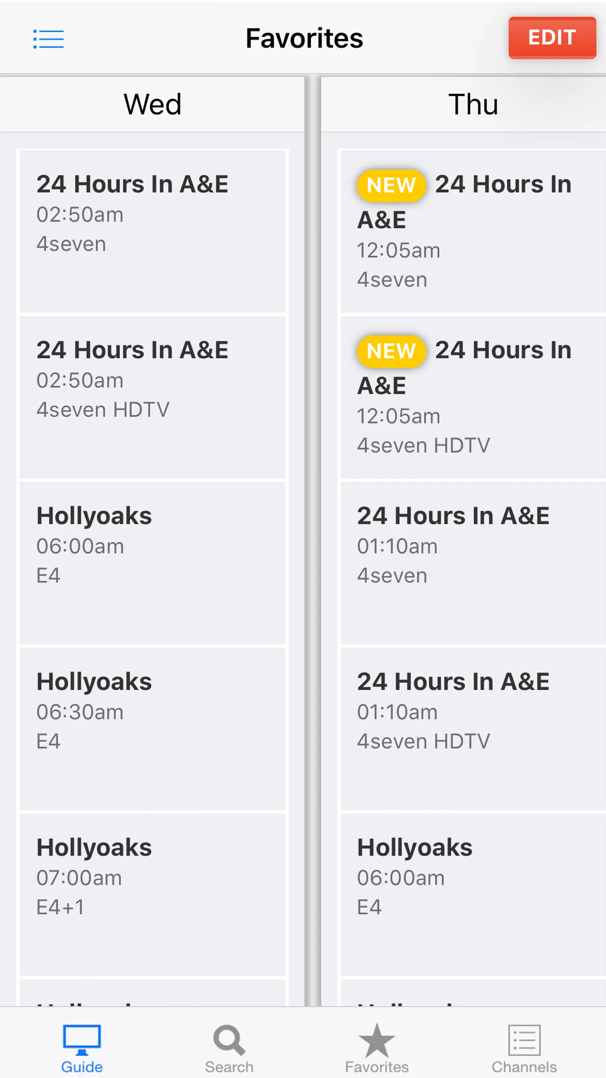 TV Listings Guide UK My Telly | Indus Appstore | Screenshot