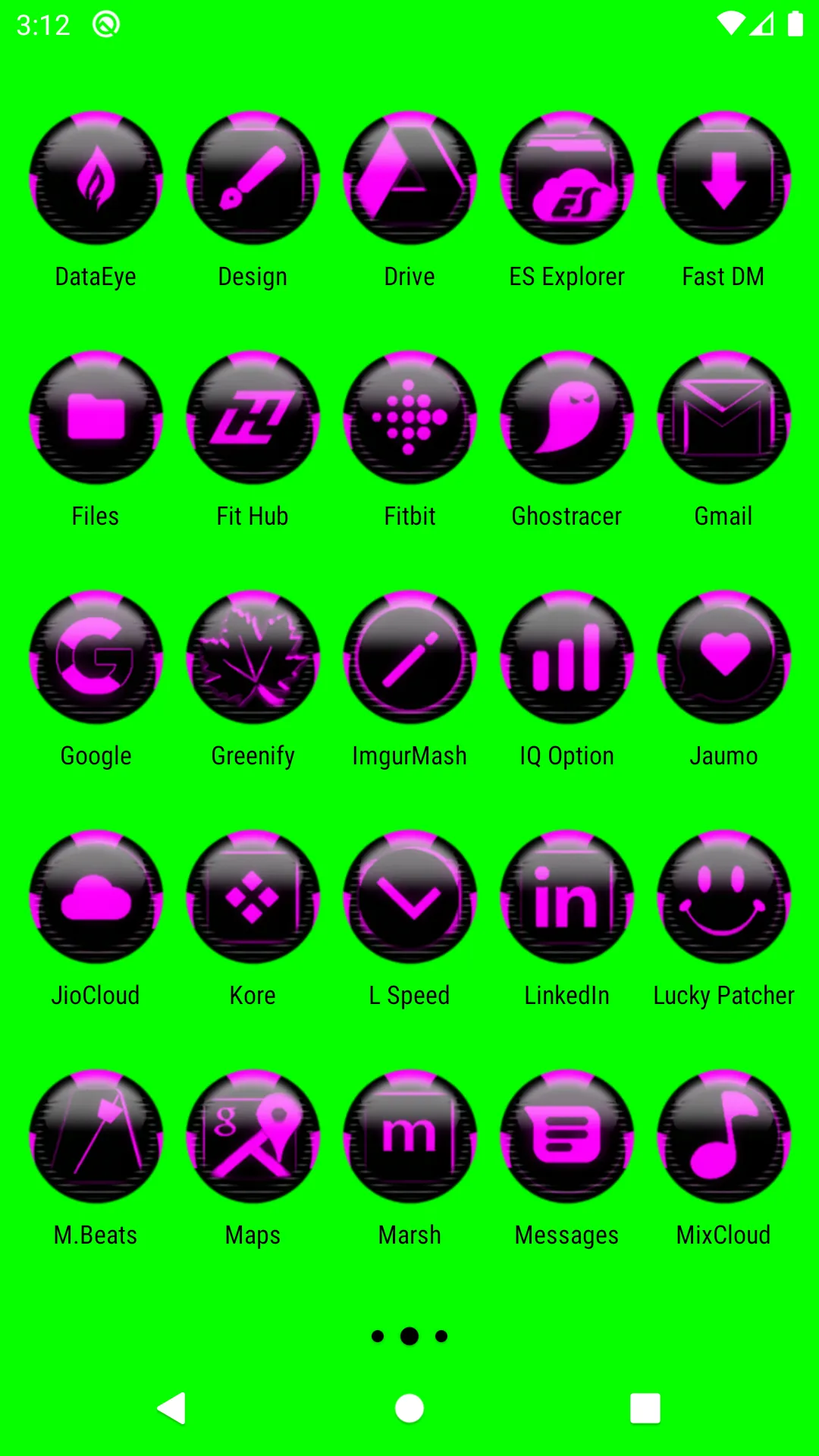 Pink Icon Pack Style 6 | Indus Appstore | Screenshot