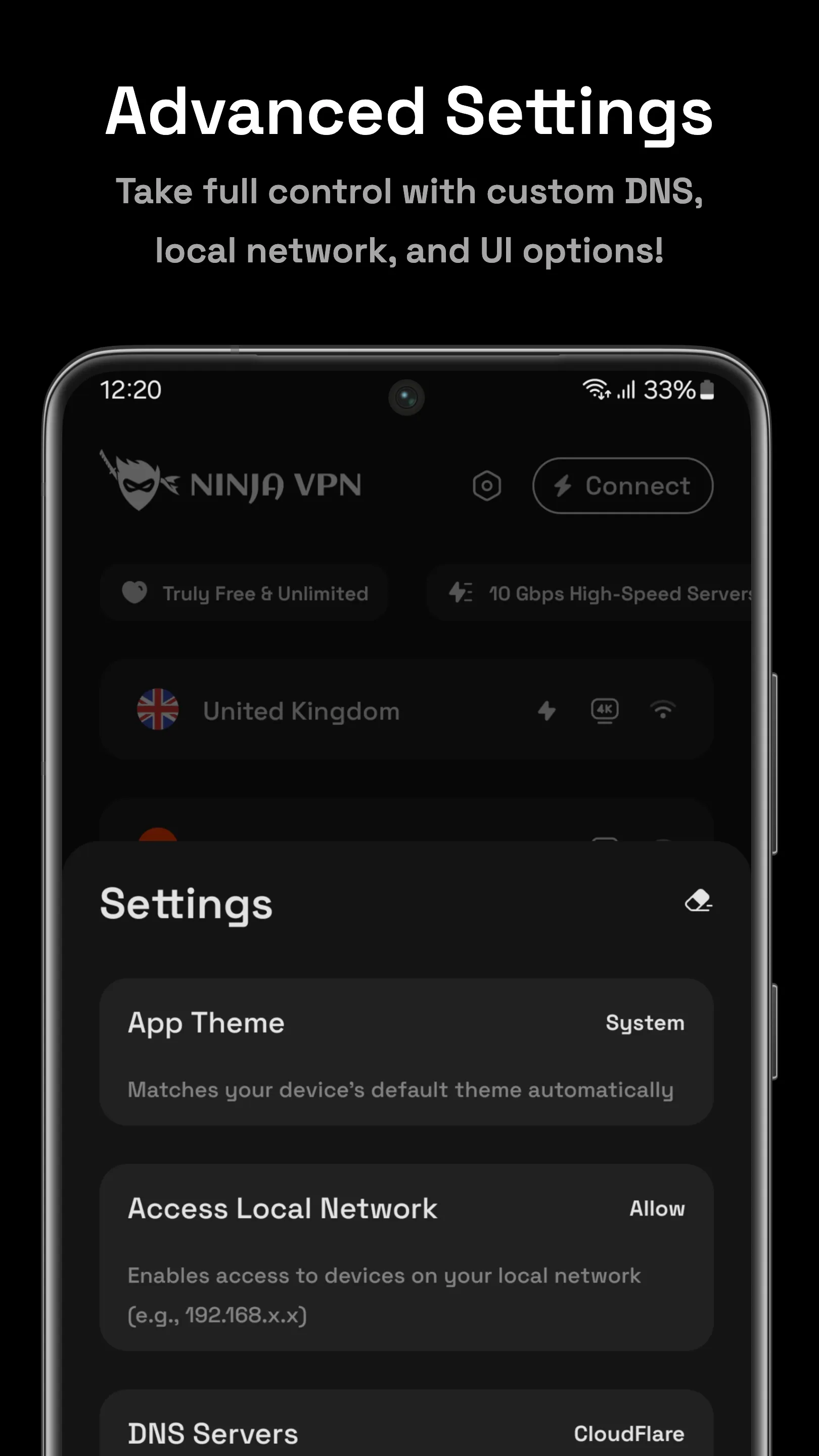 Ninja VPN - Fast & Secure VPN | Indus Appstore | Screenshot