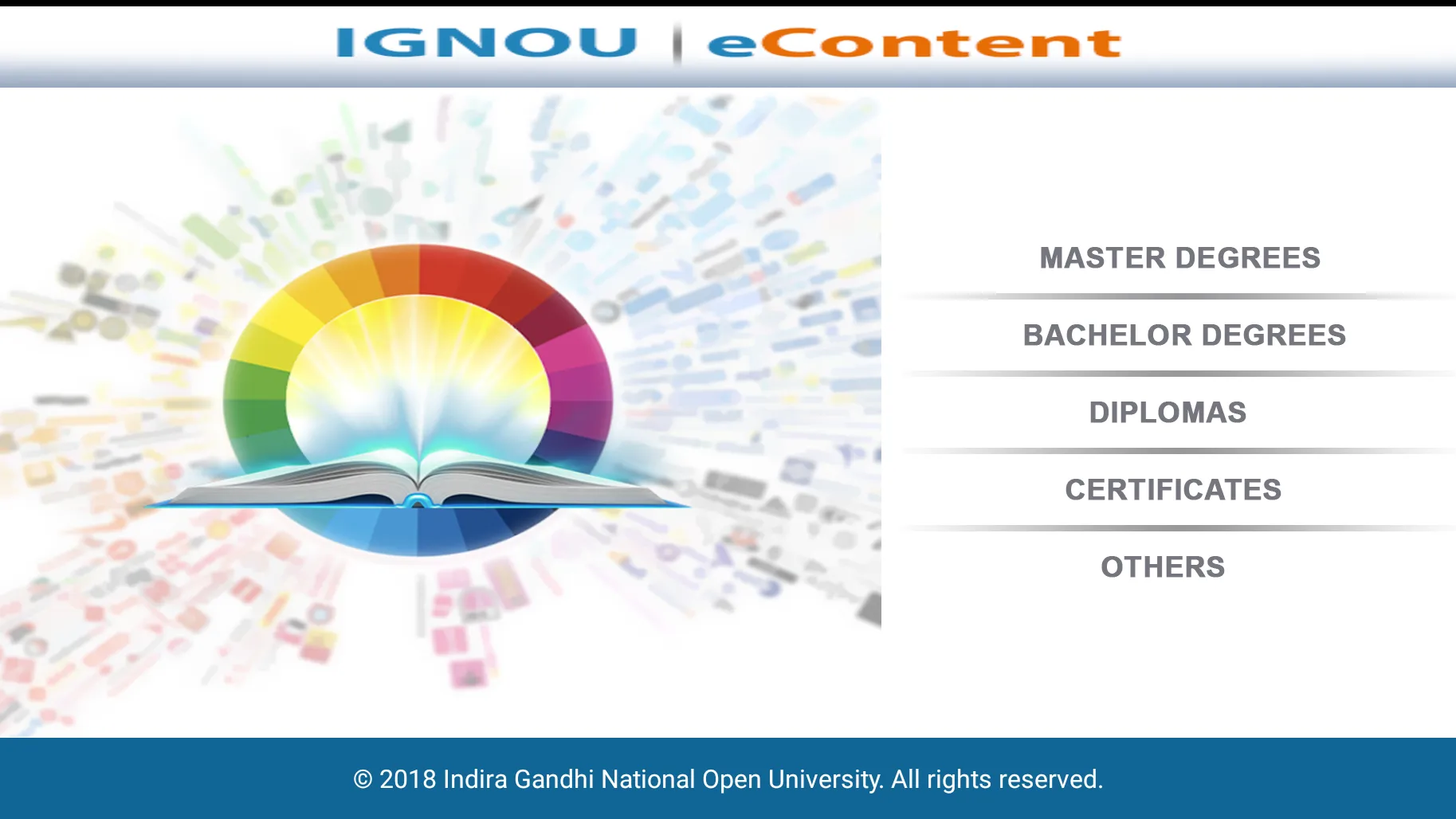 IGNOU e-Content | Indus Appstore | Screenshot