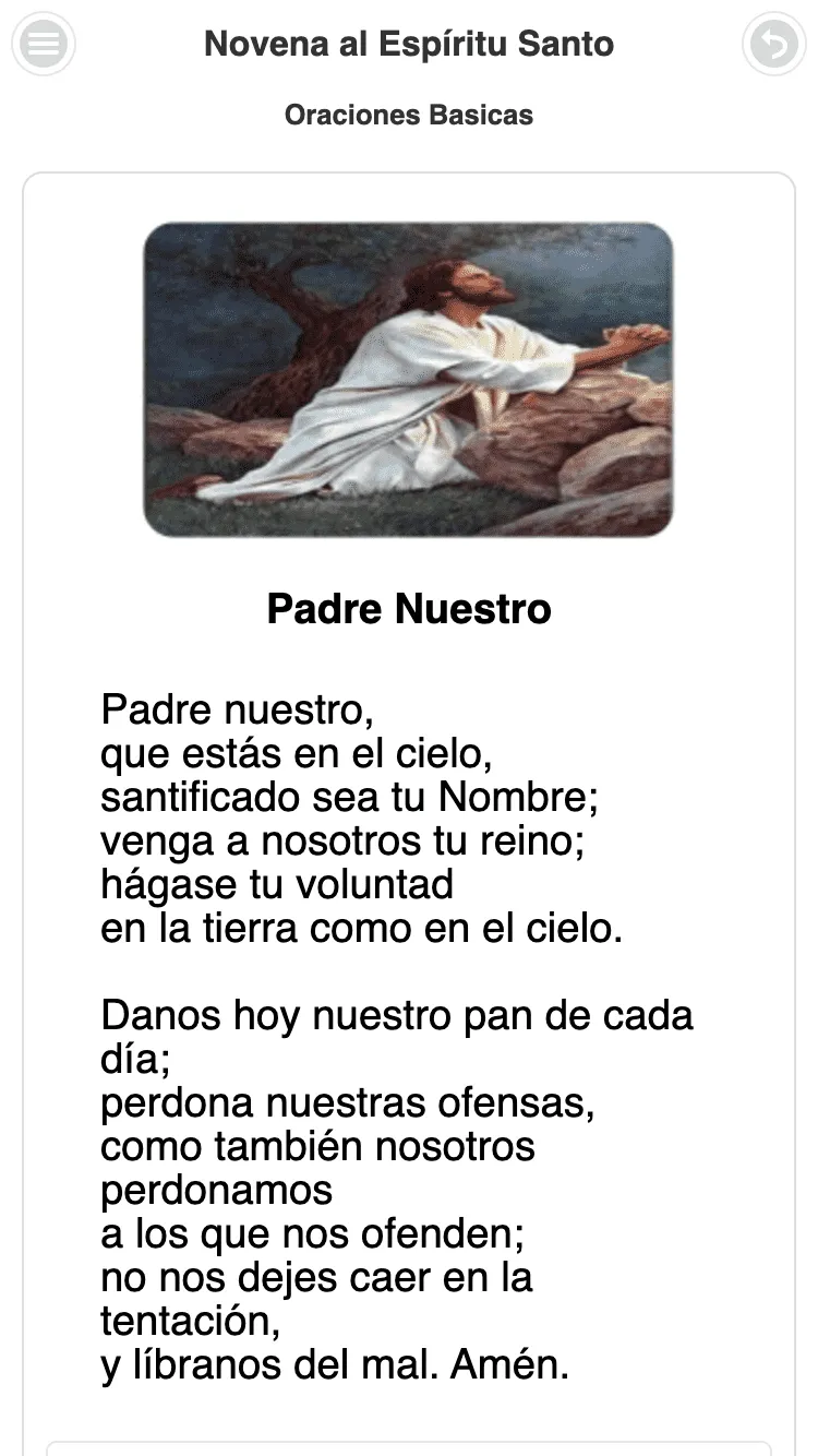 Novena al Espíritu Santo | Indus Appstore | Screenshot