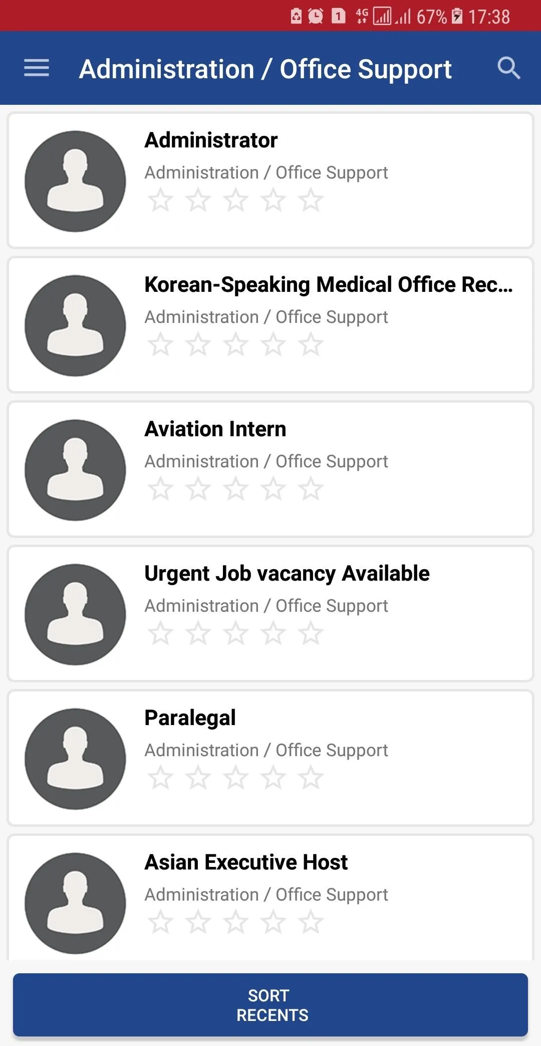 Jobs in Korea | Indus Appstore | Screenshot