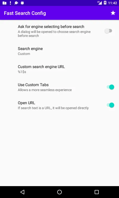 Search Selected Text Menu | Indus Appstore | Screenshot