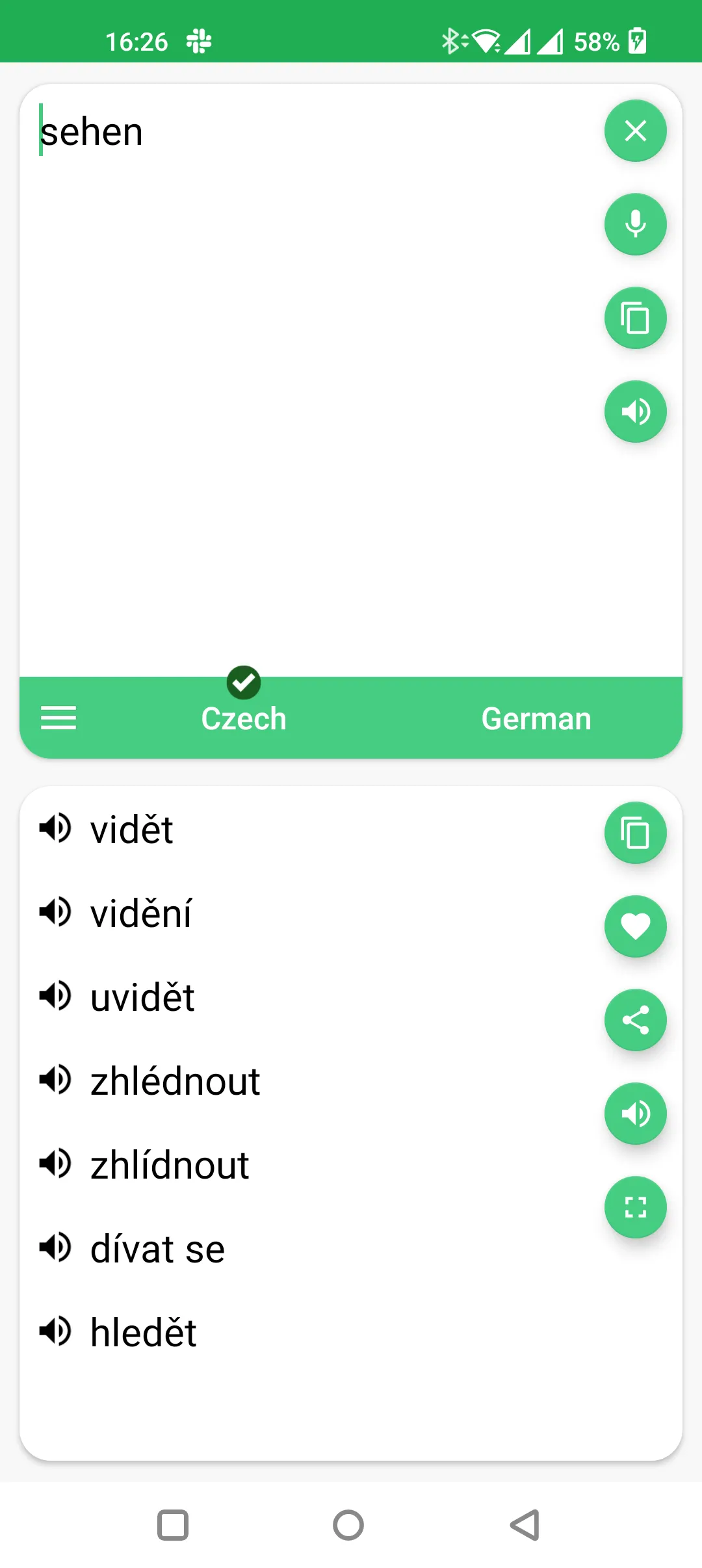 Czech - German Translator | Indus Appstore | Screenshot