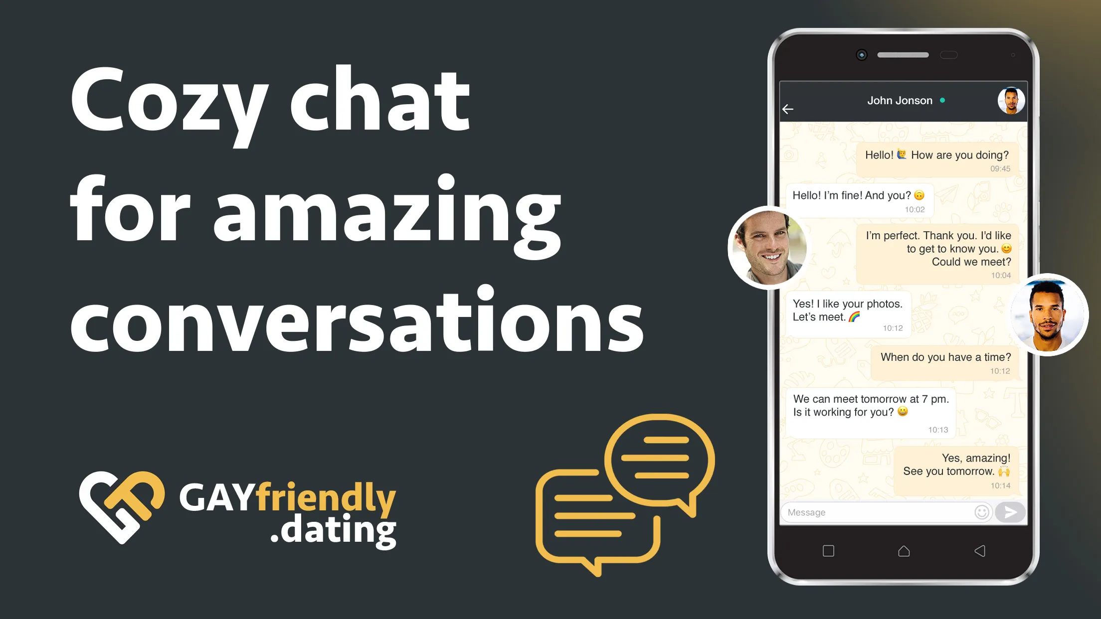 Gay guys chat & dating app | Indus Appstore | Screenshot