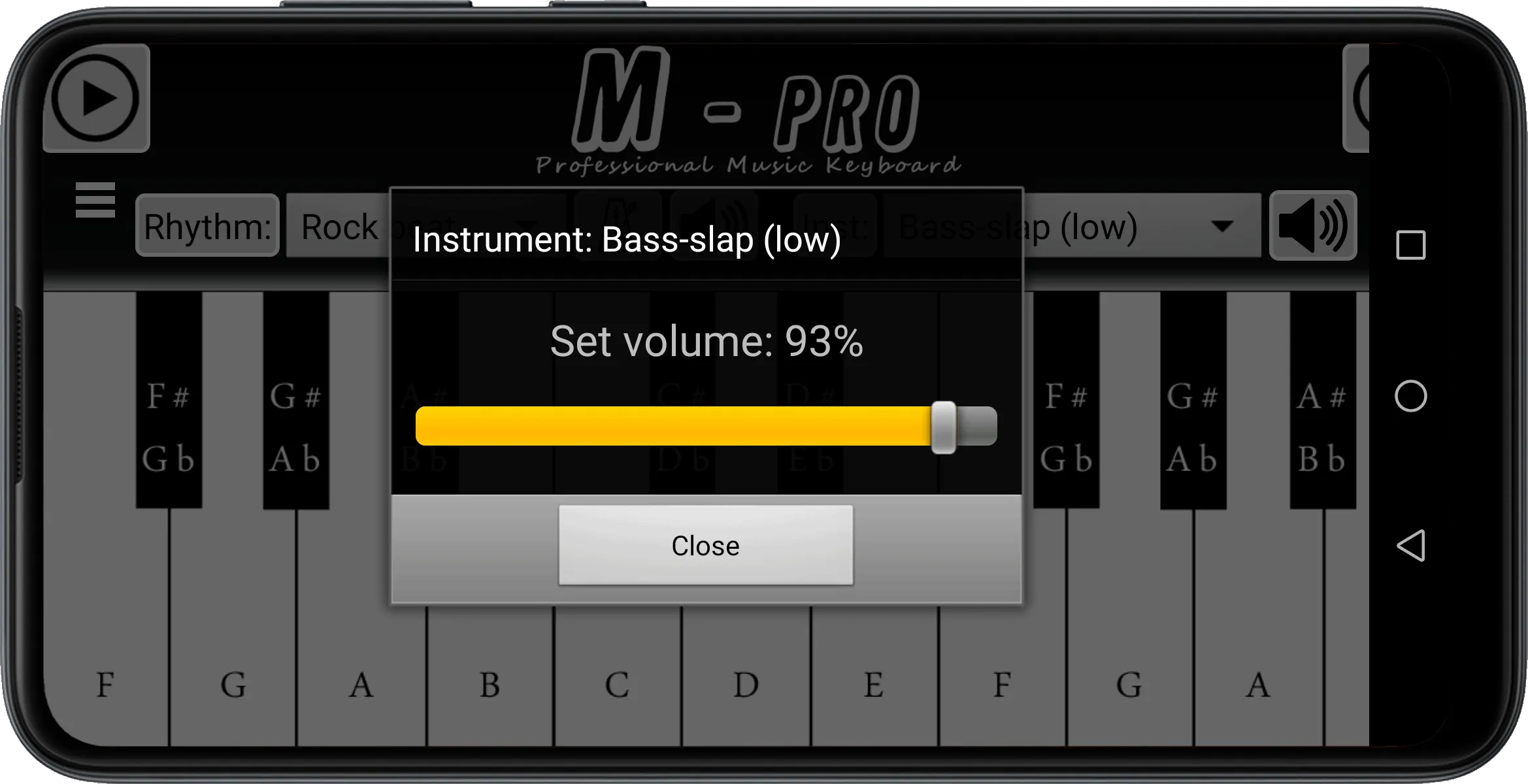 Music Keyboard M-pro | Indus Appstore | Screenshot