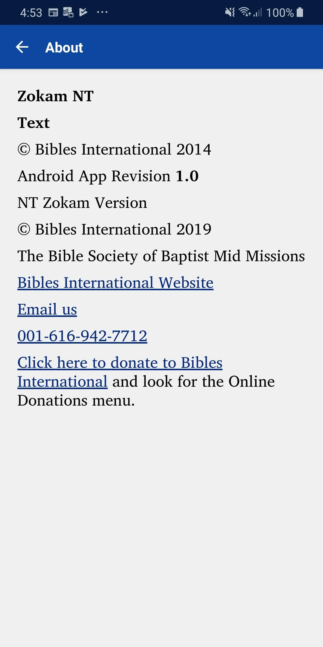 Zokam Standard Version Bible | Indus Appstore | Screenshot